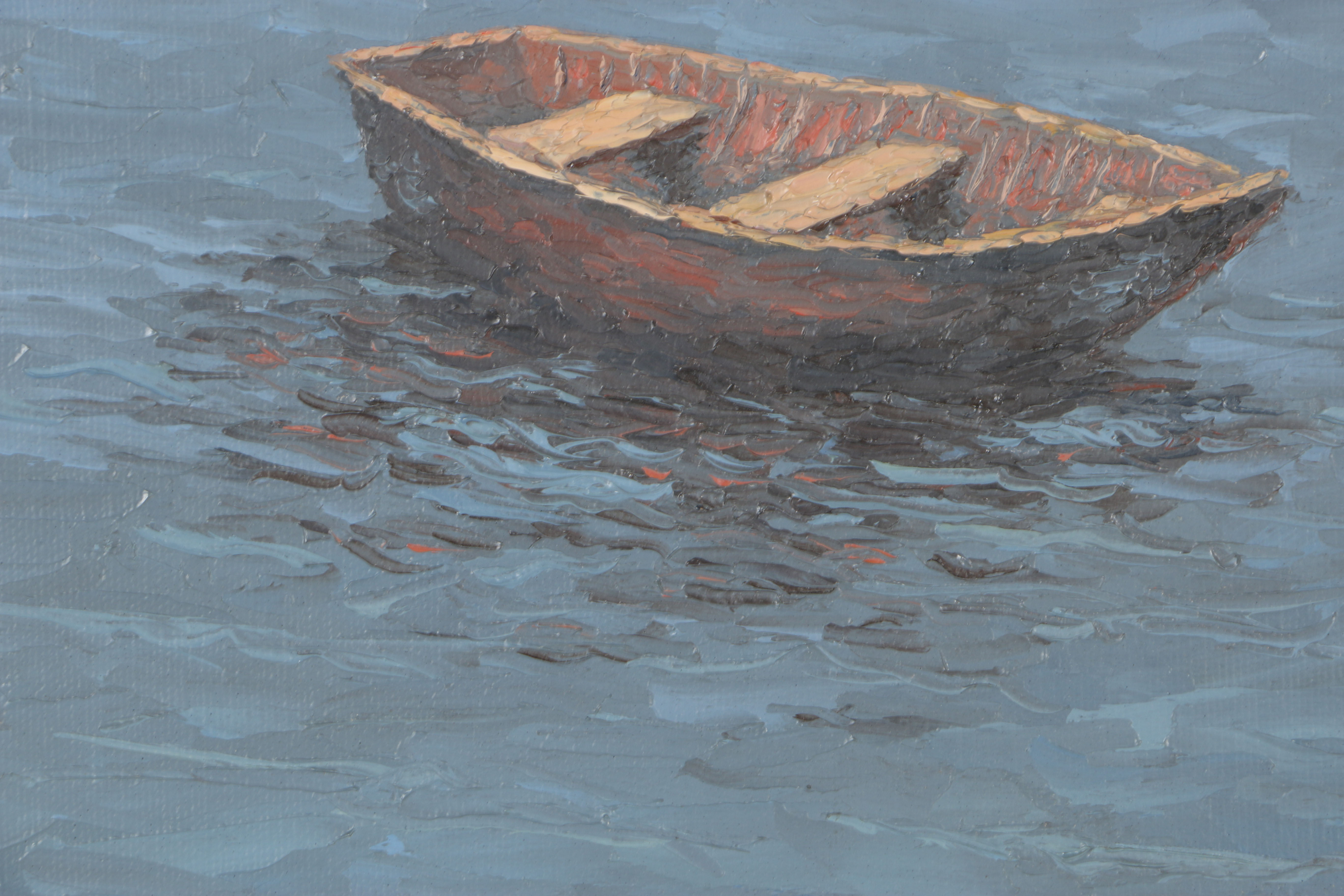 Lonnie Leonard Oil Painting on Canvas Seascape