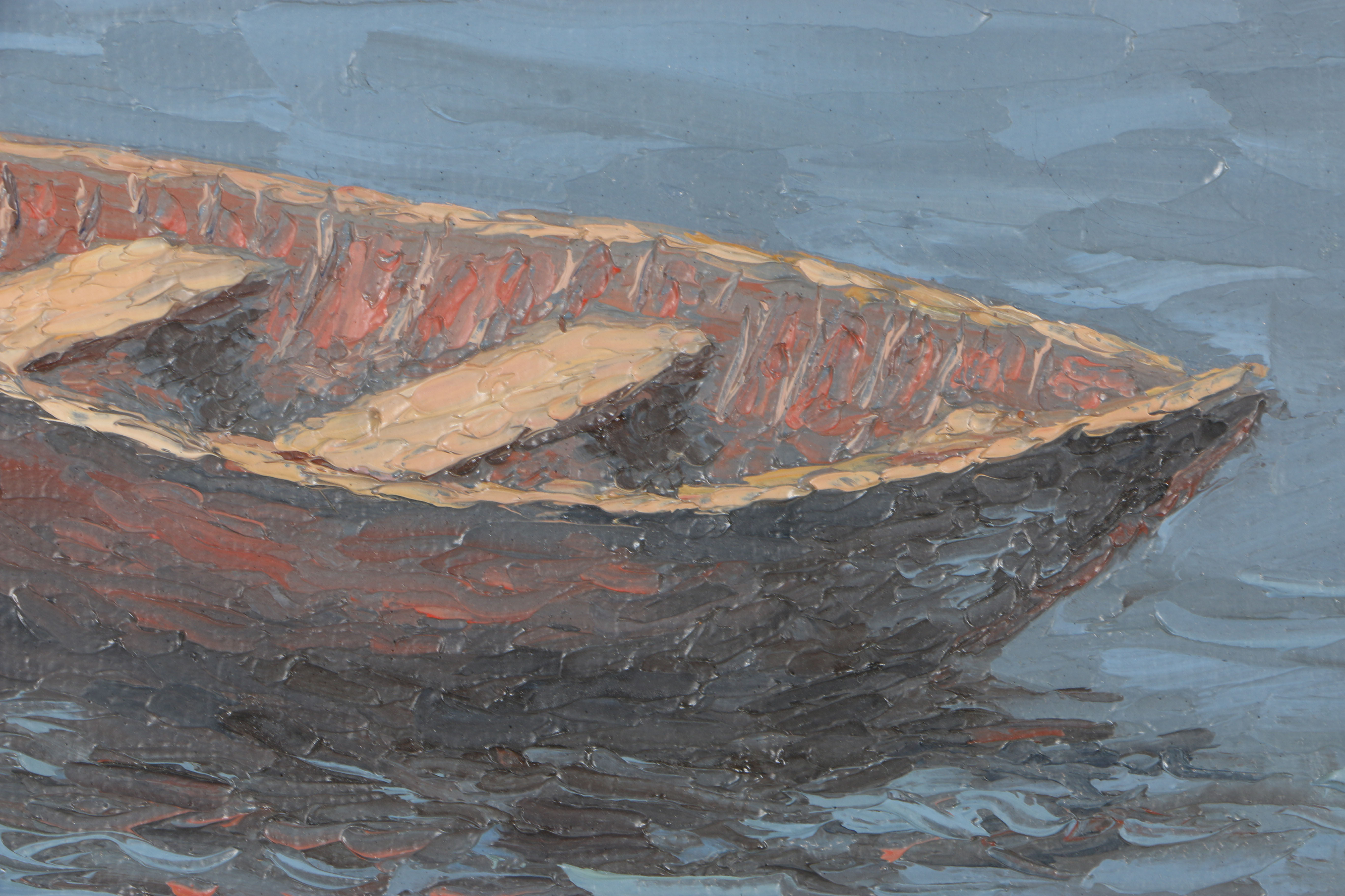 Lonnie Leonard Oil Painting on Canvas Seascape