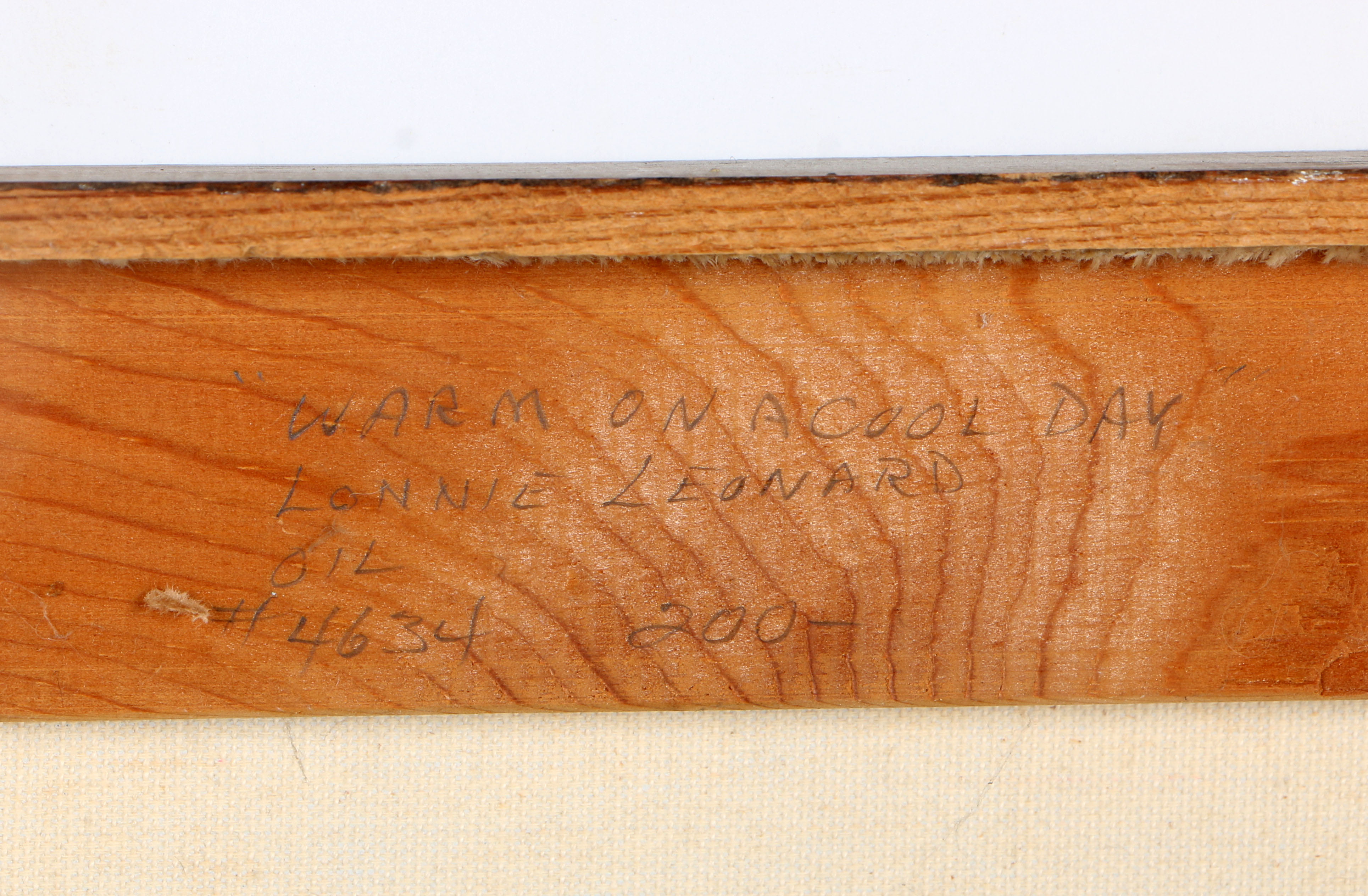 Lonnie Leonard Oil Painting on Canvas Seascape