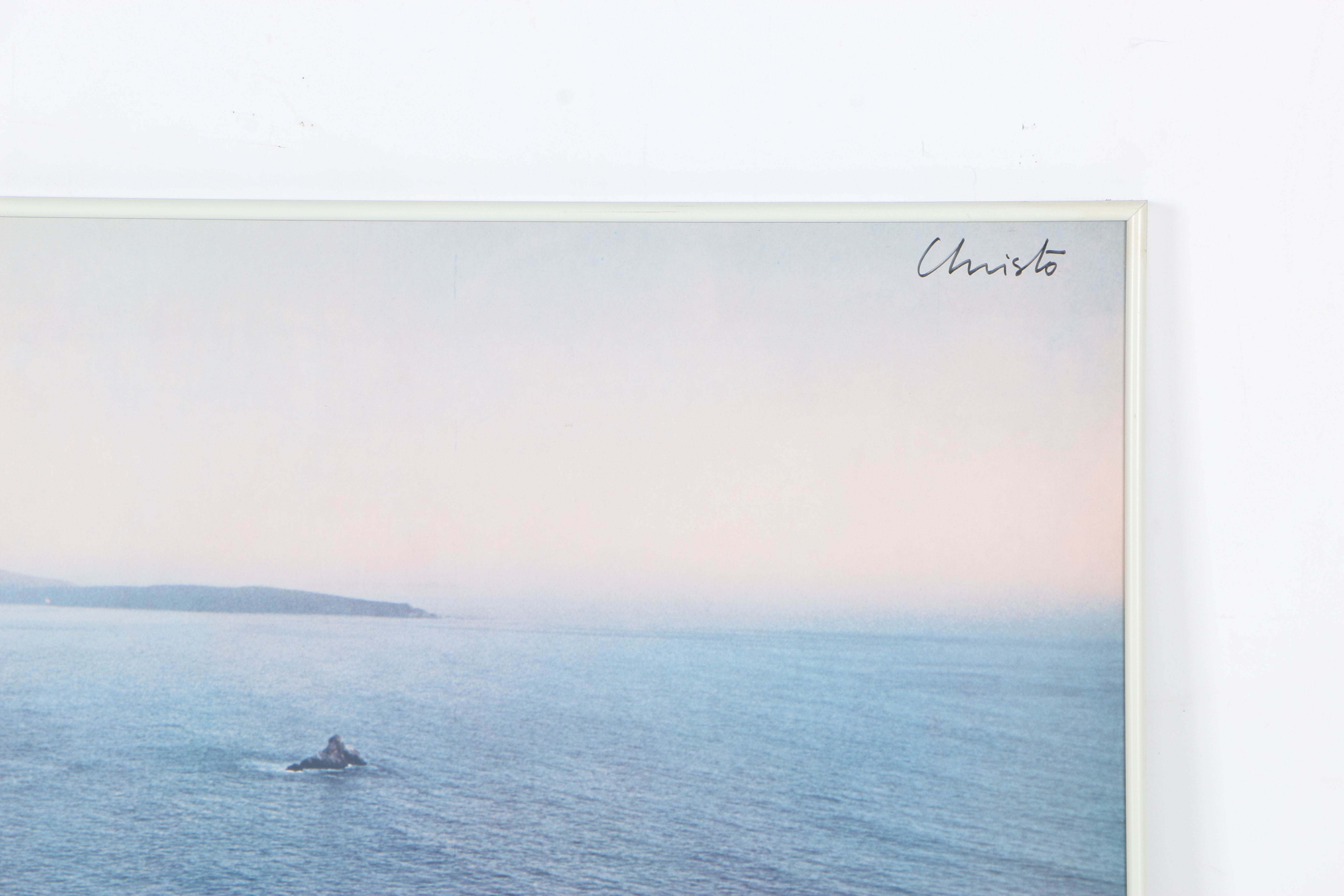 Offset Lithograph on Paper "Running Fence" Installation After Christo