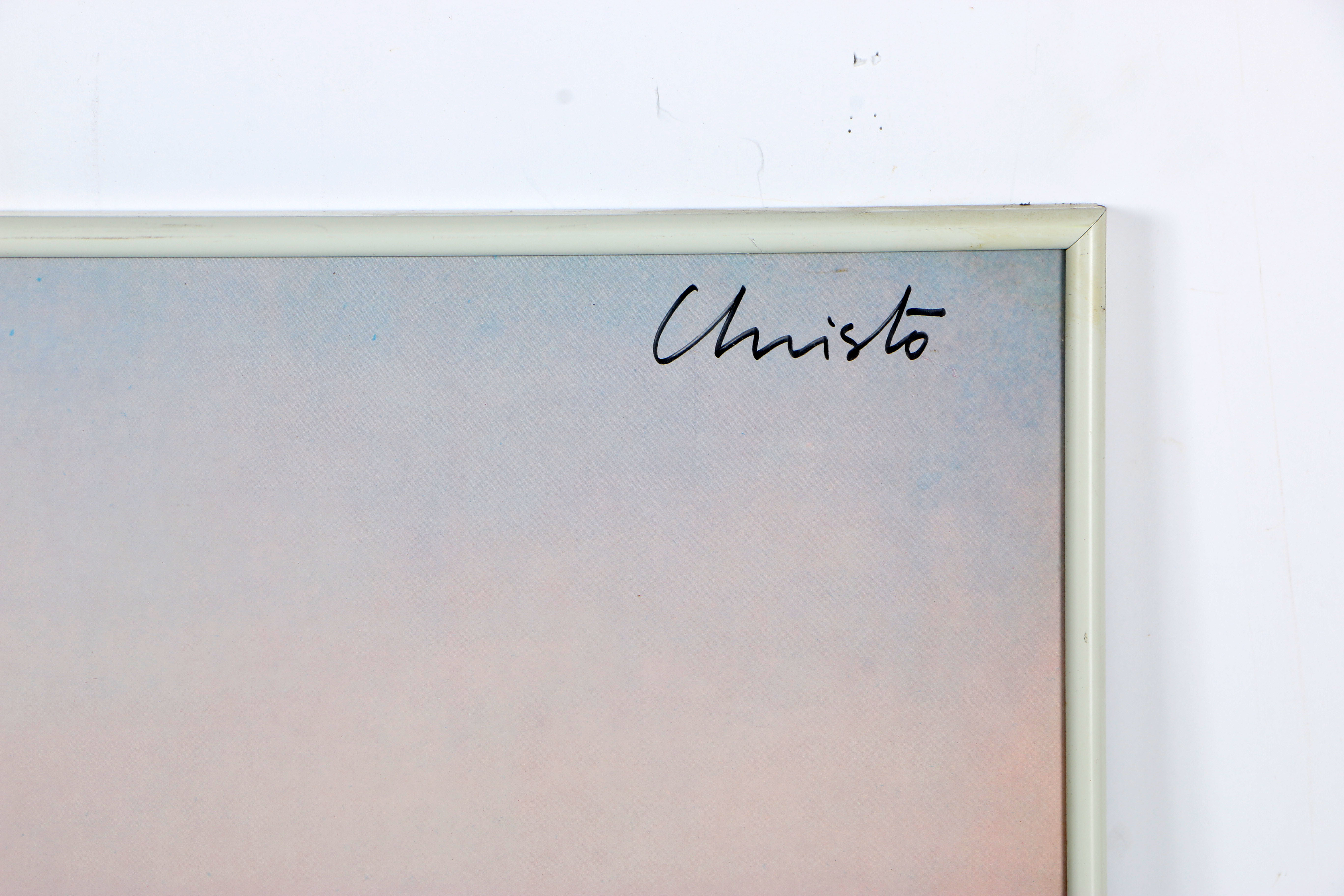 Offset Lithograph on Paper "Running Fence" Installation After Christo