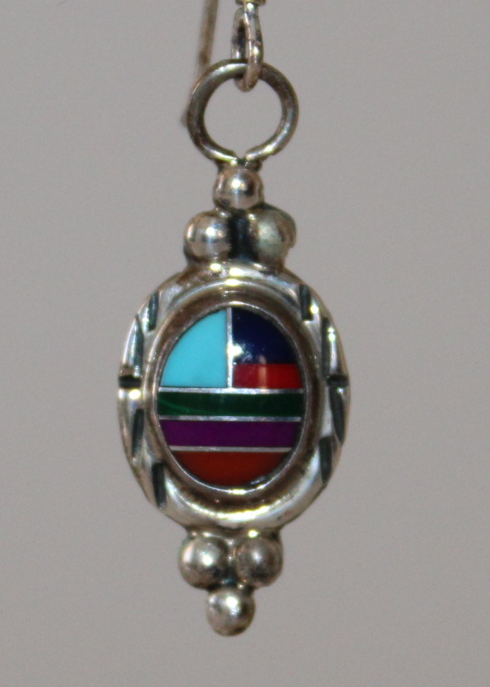 Southwest Style Earrings and Vintage Roadrunner Pin