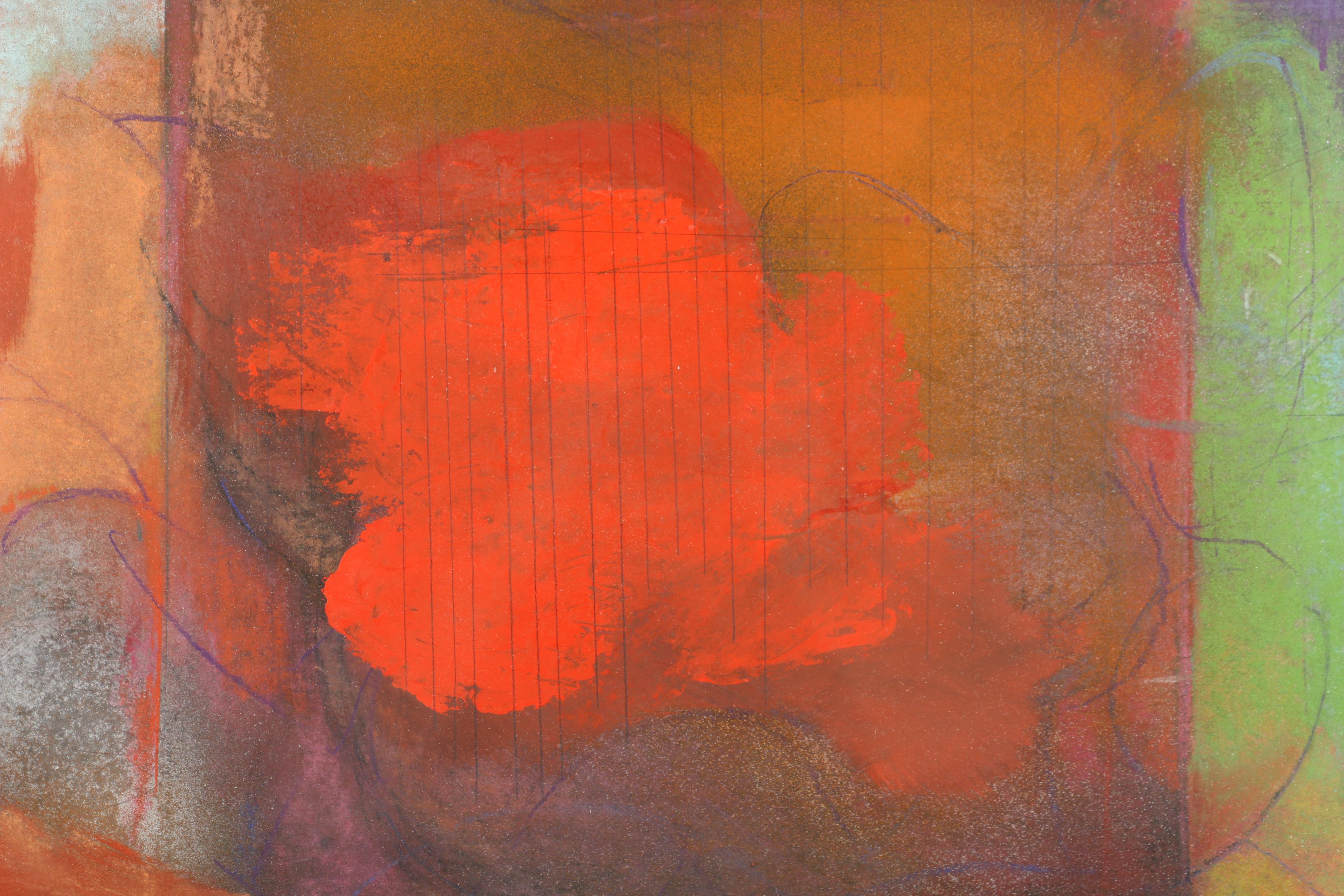 Francis Kaplow "In the Middle" Original Mixed Media Painting on Paper