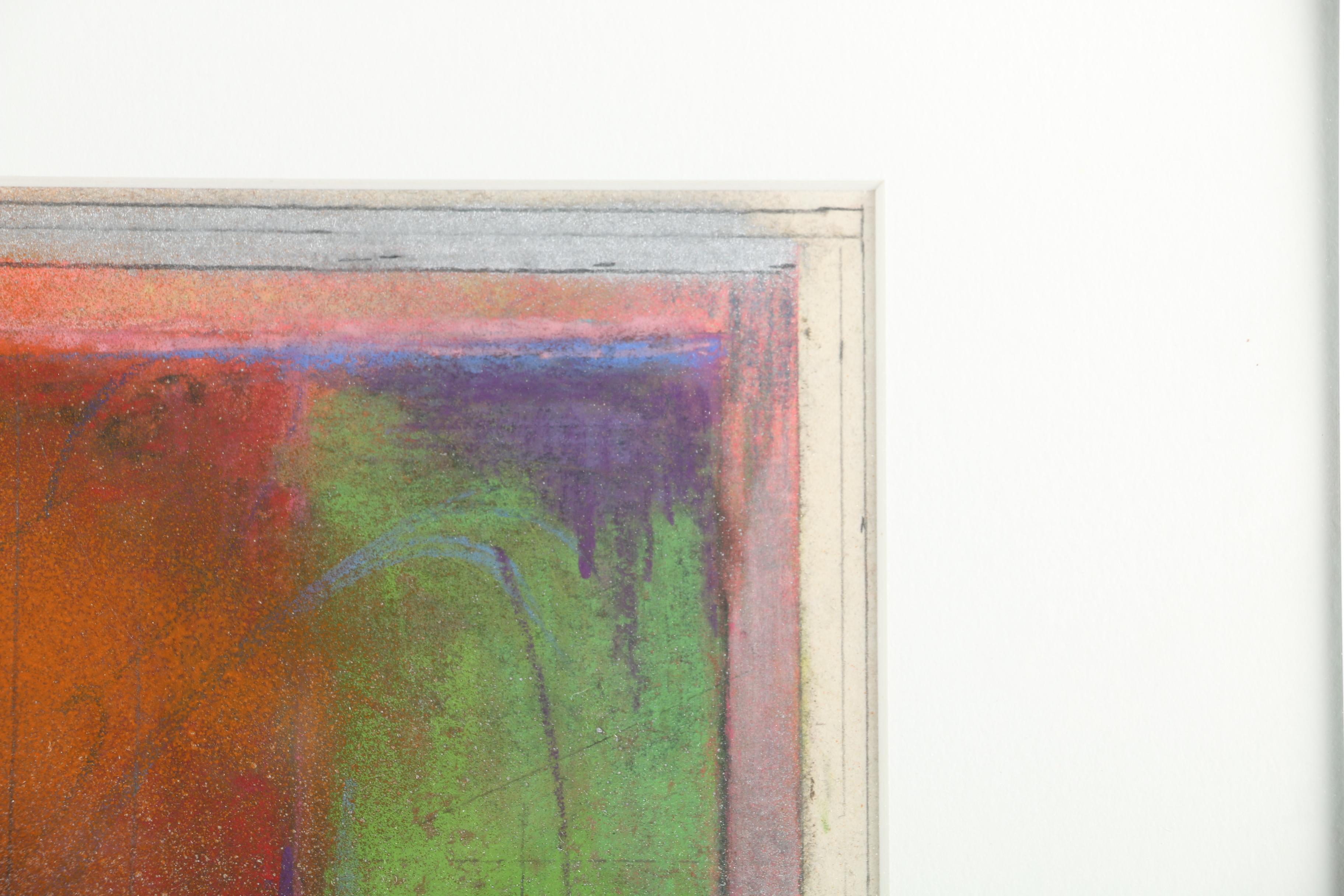 Francis Kaplow "In the Middle" Original Mixed Media Painting on Paper