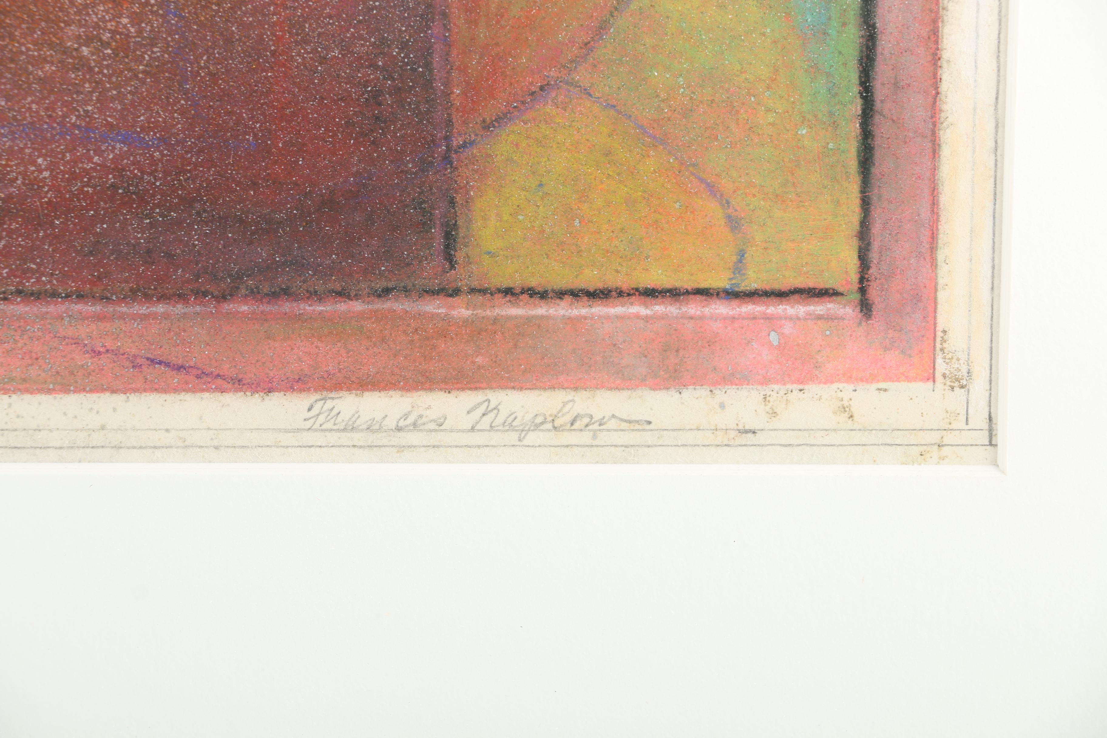 Francis Kaplow "In the Middle" Original Mixed Media Painting on Paper