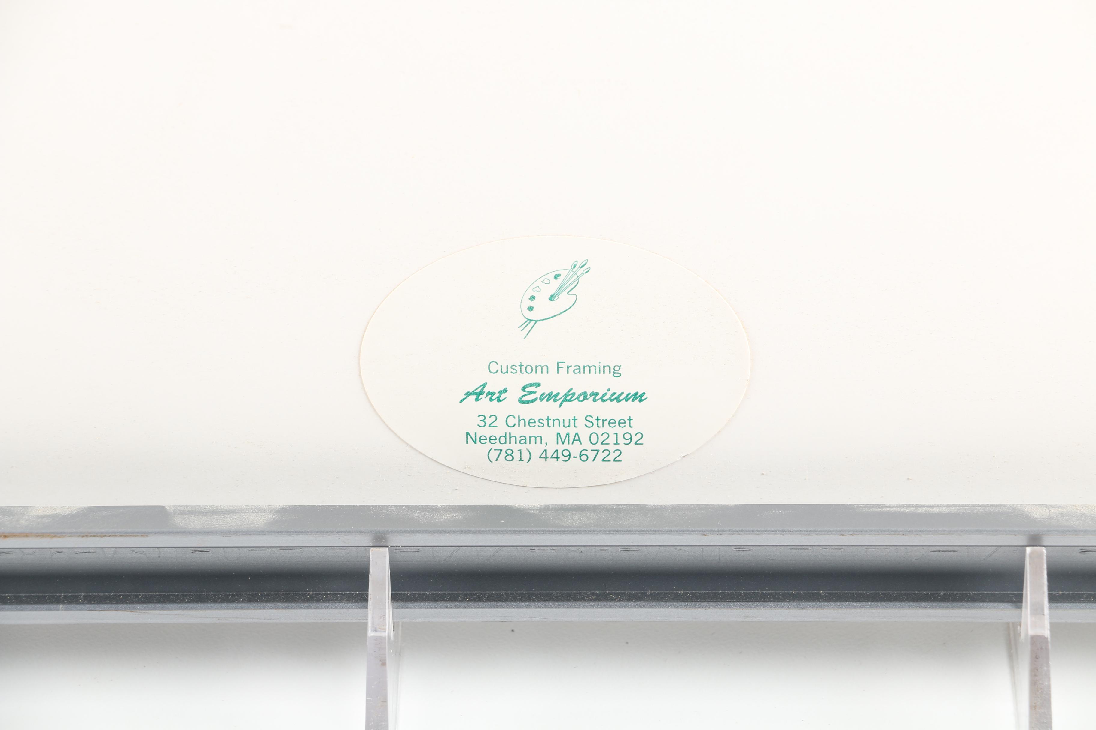 Francis Kaplow "In the Middle" Original Mixed Media Painting on Paper