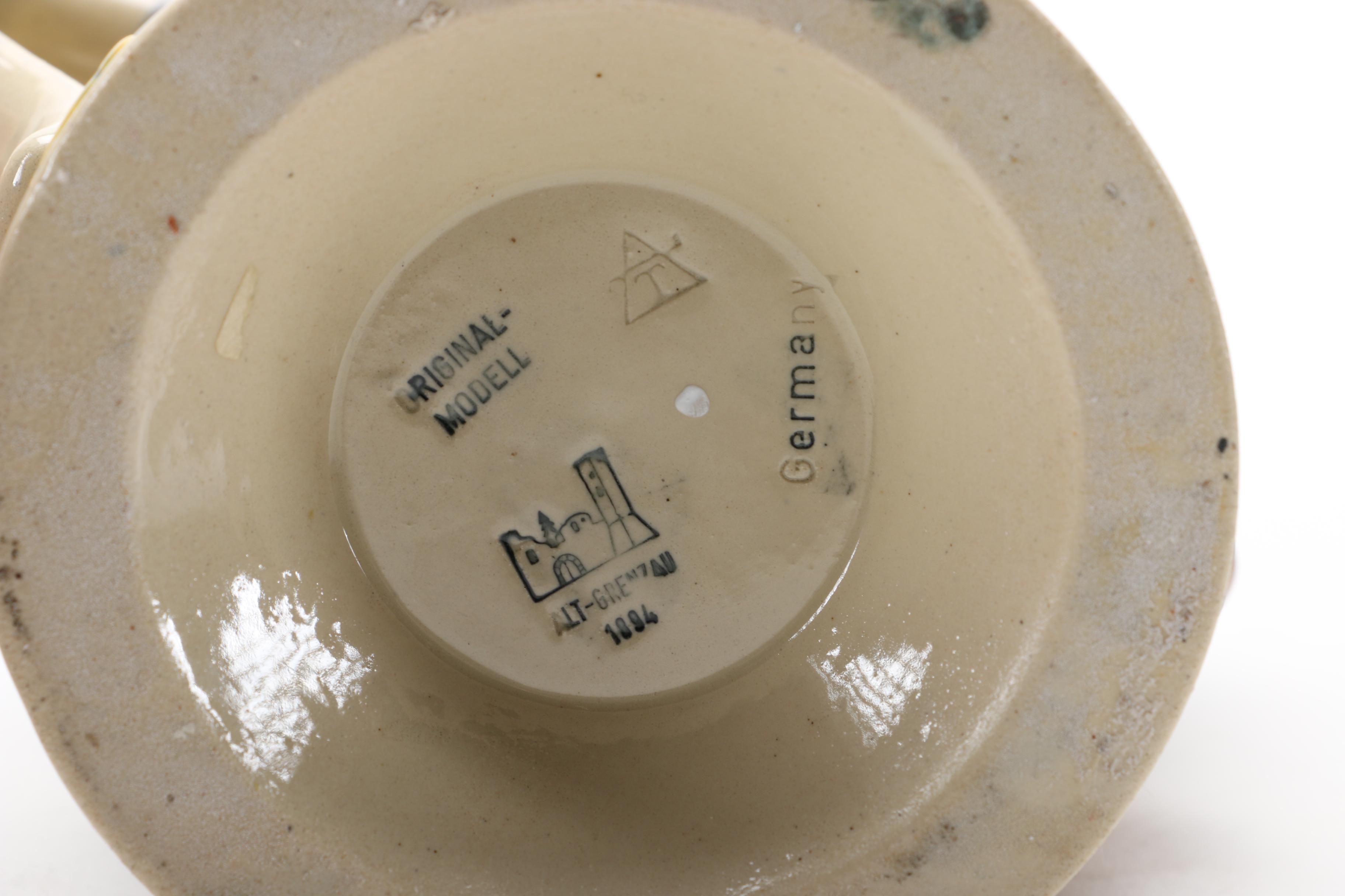 Alt Grenzau Figural Beer Stein