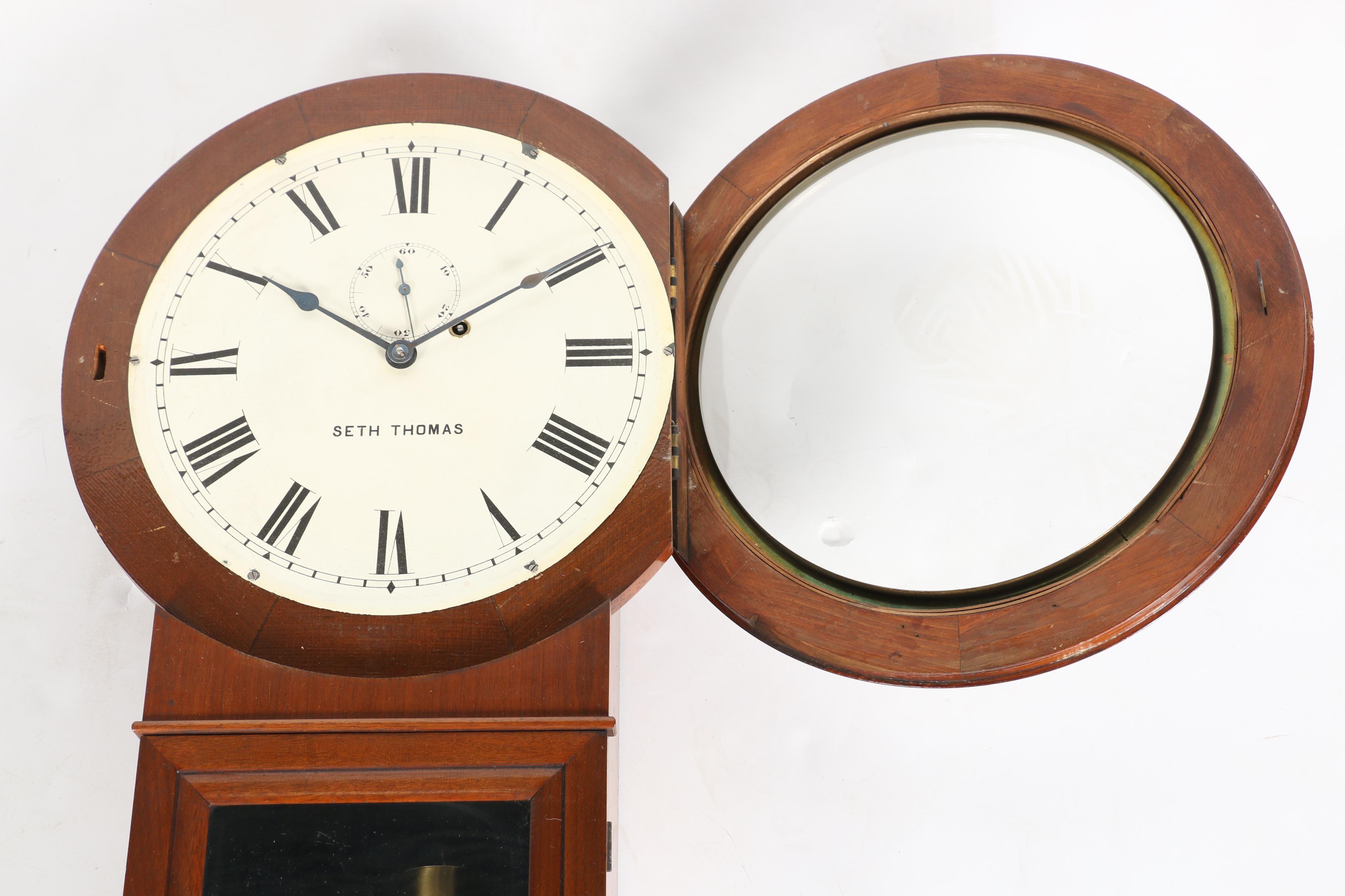 Antique Seth Thomas Wall Pendulum Clock