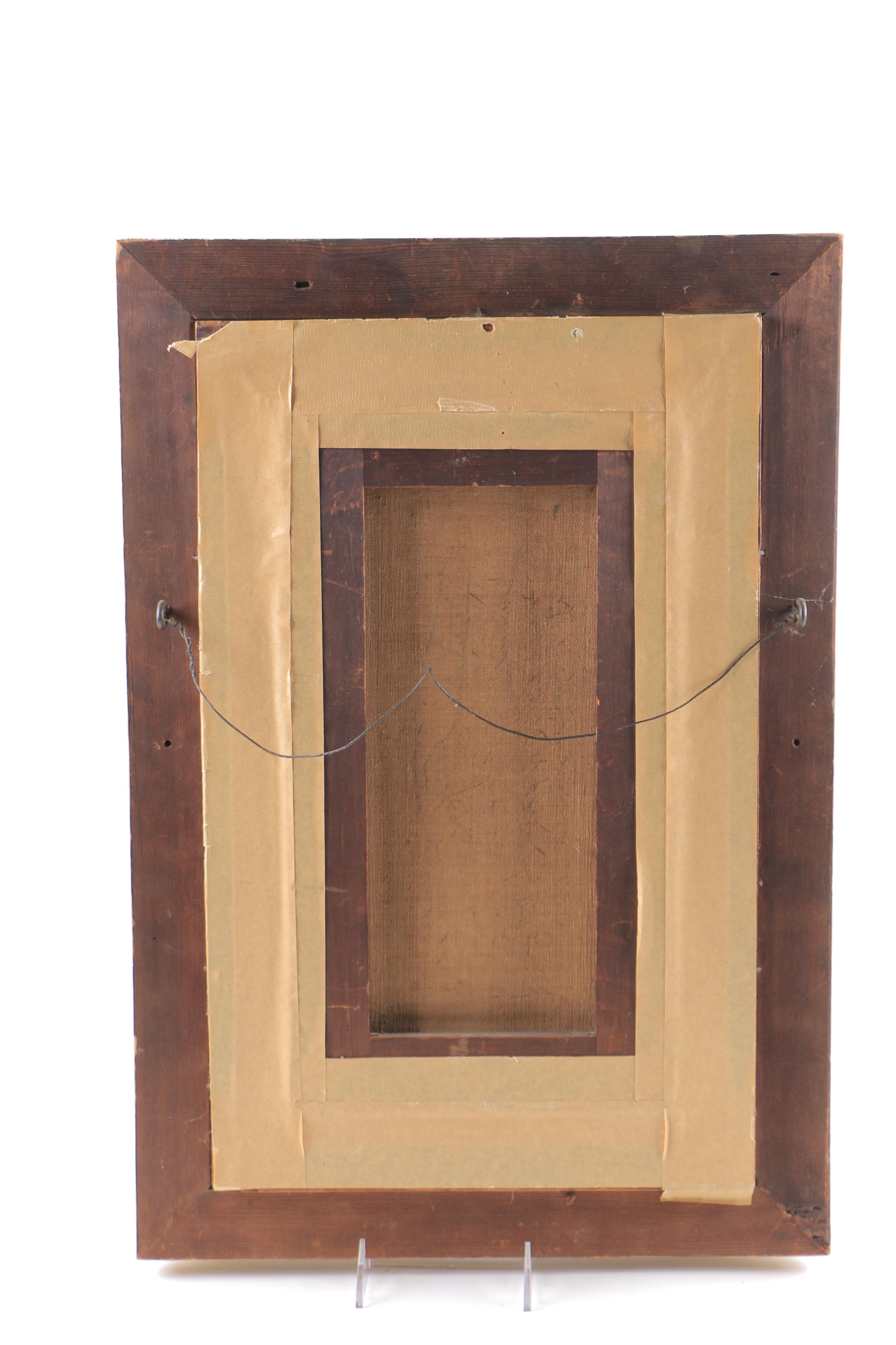 Original Oil on Canvas Painting of Woodland Scene