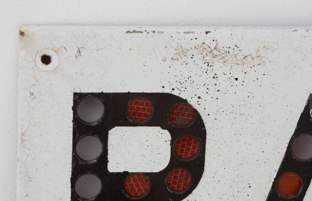 Vintage Railroad Crossing Sign