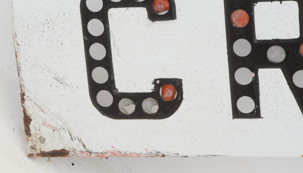 Vintage Railroad Crossing Sign