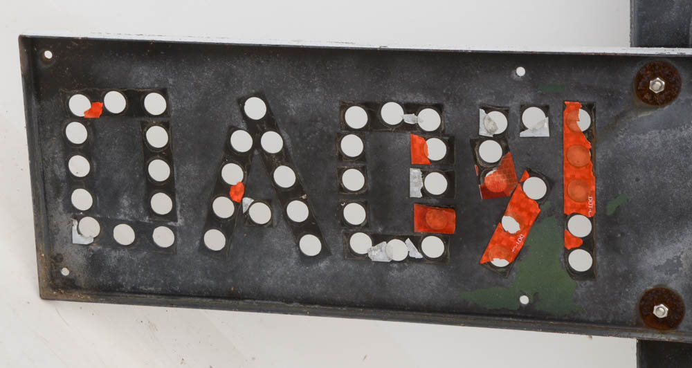 Vintage Railroad Crossing Sign