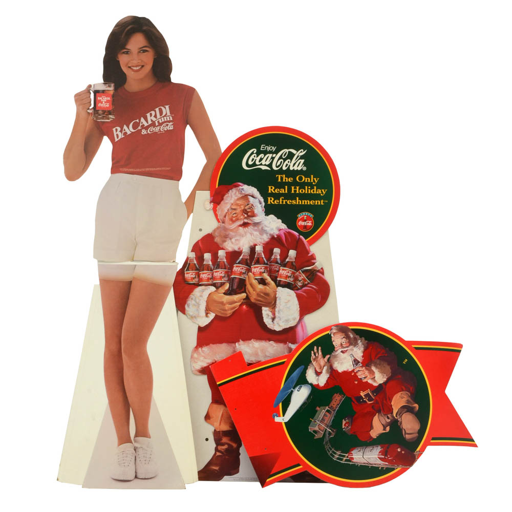 Coca-Cola Cardboard Advertisements