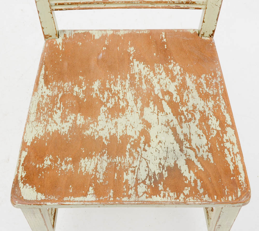 Set of Six Crate and Barrel French Provincial Style Dining Chairs