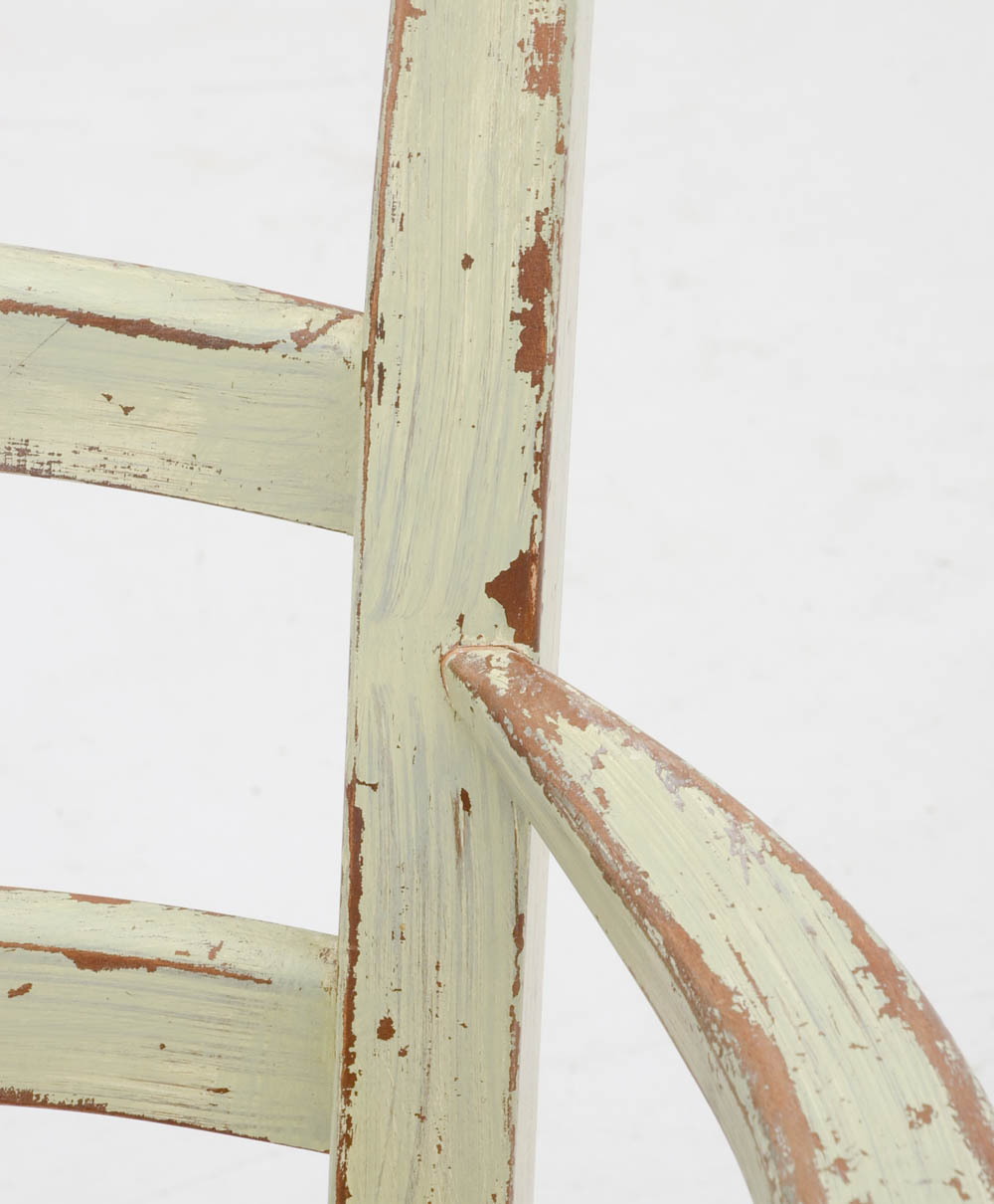 Set of Six Crate and Barrel French Provincial Style Dining Chairs