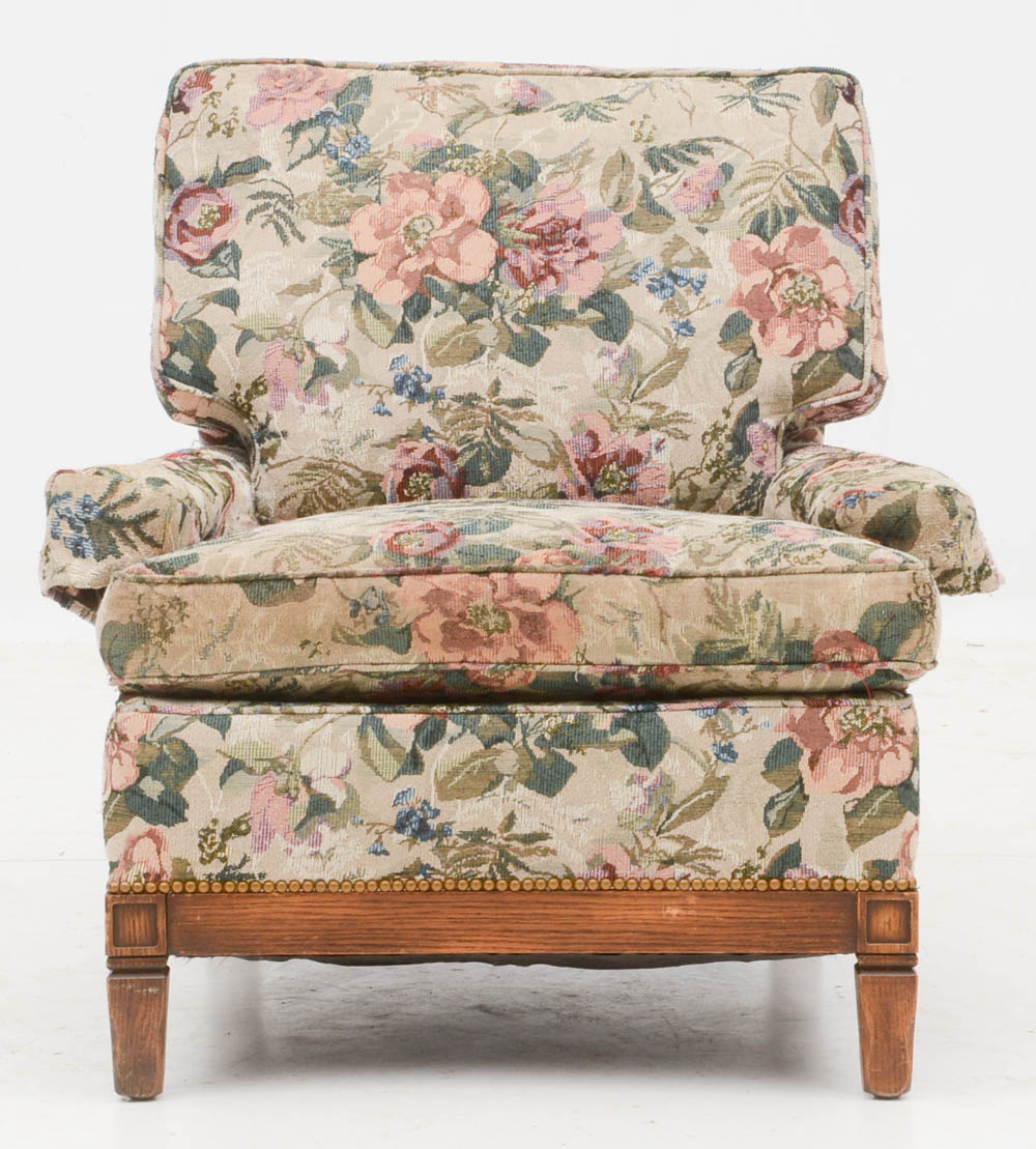 Pair of Floral Armchairs
