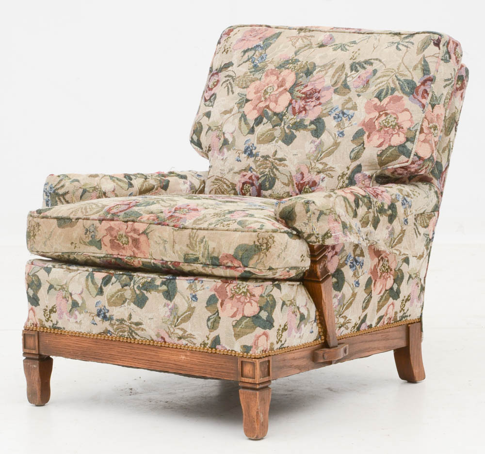 Pair of Floral Armchairs