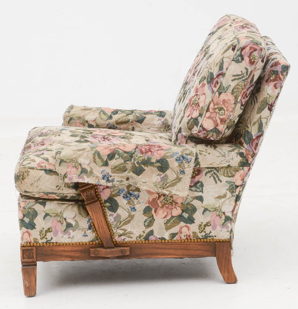 Pair of Floral Armchairs