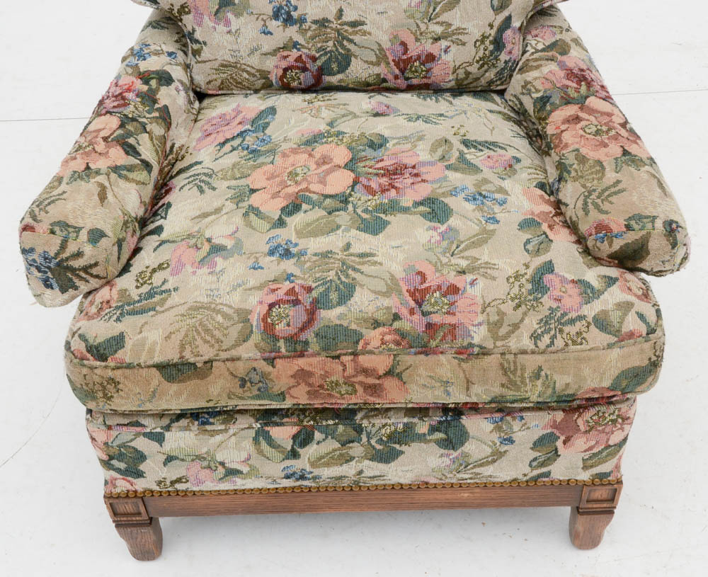 Pair of Floral Armchairs