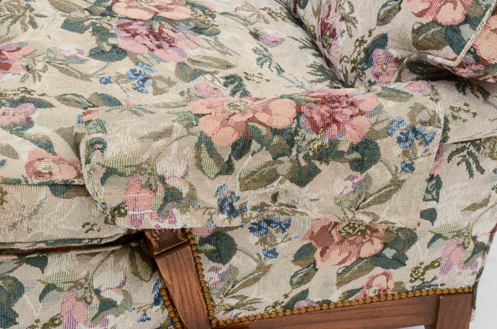 Pair of Floral Armchairs