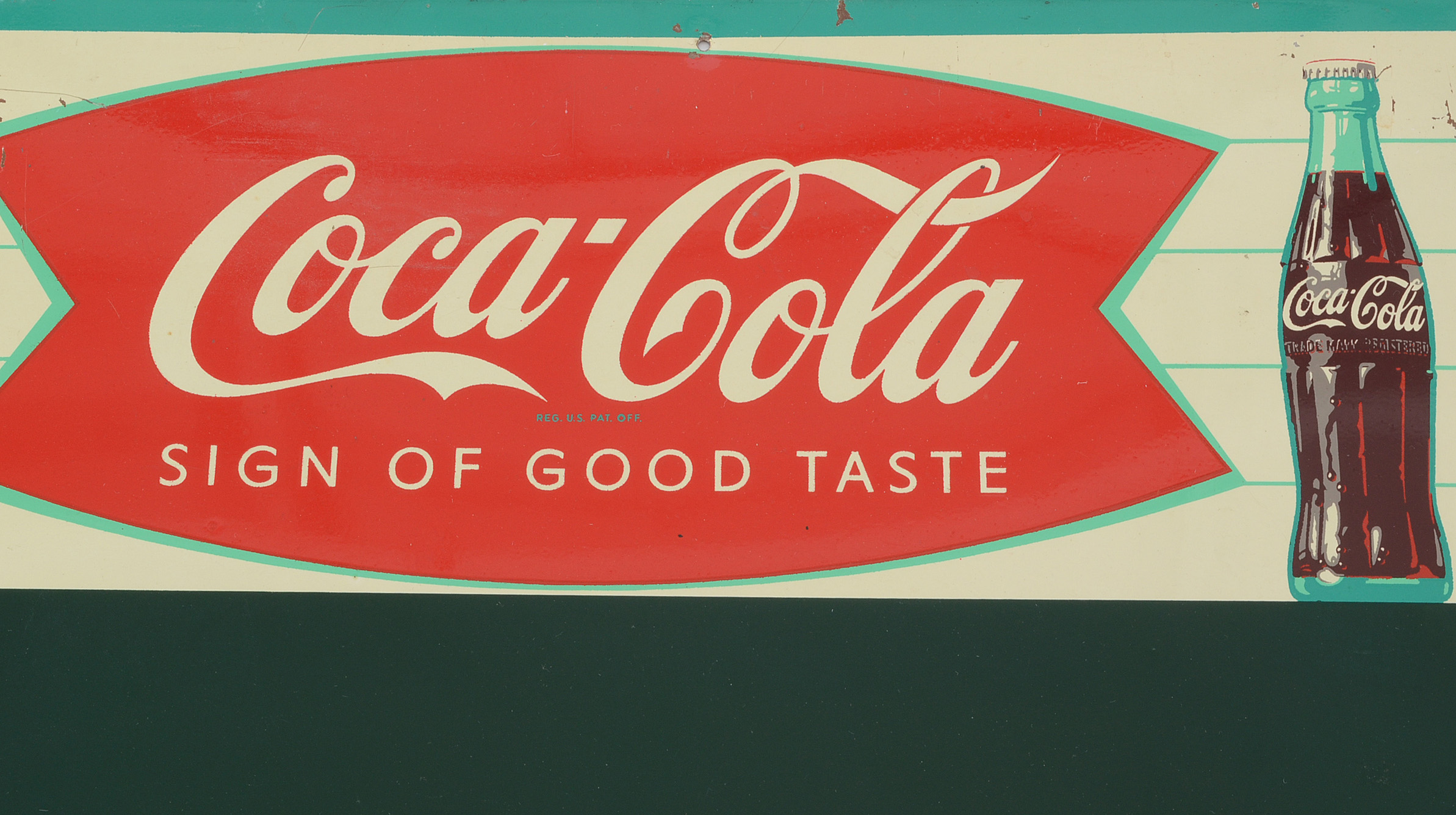 Vintage Coca-Cola Menu Board and Signs