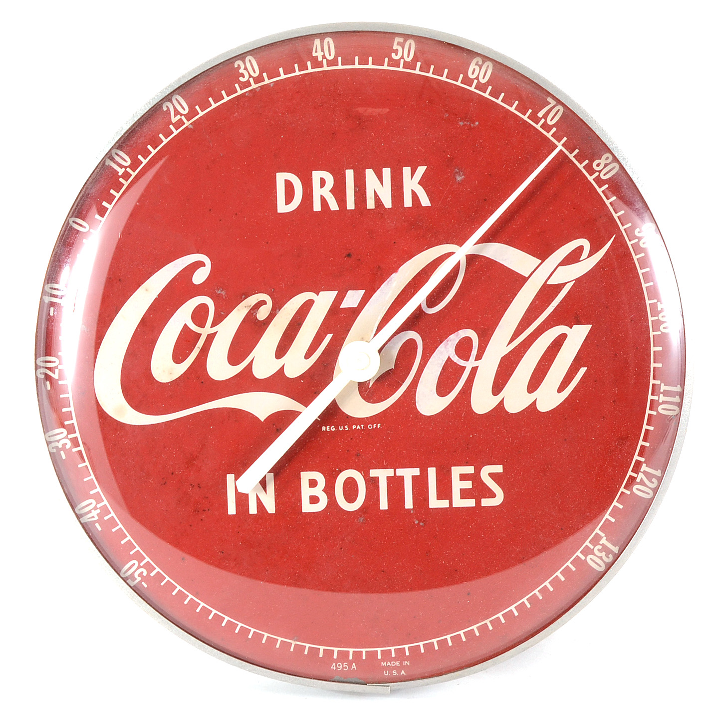 Vintage Coca-Cola and Double Cola Advertisement Thermometers