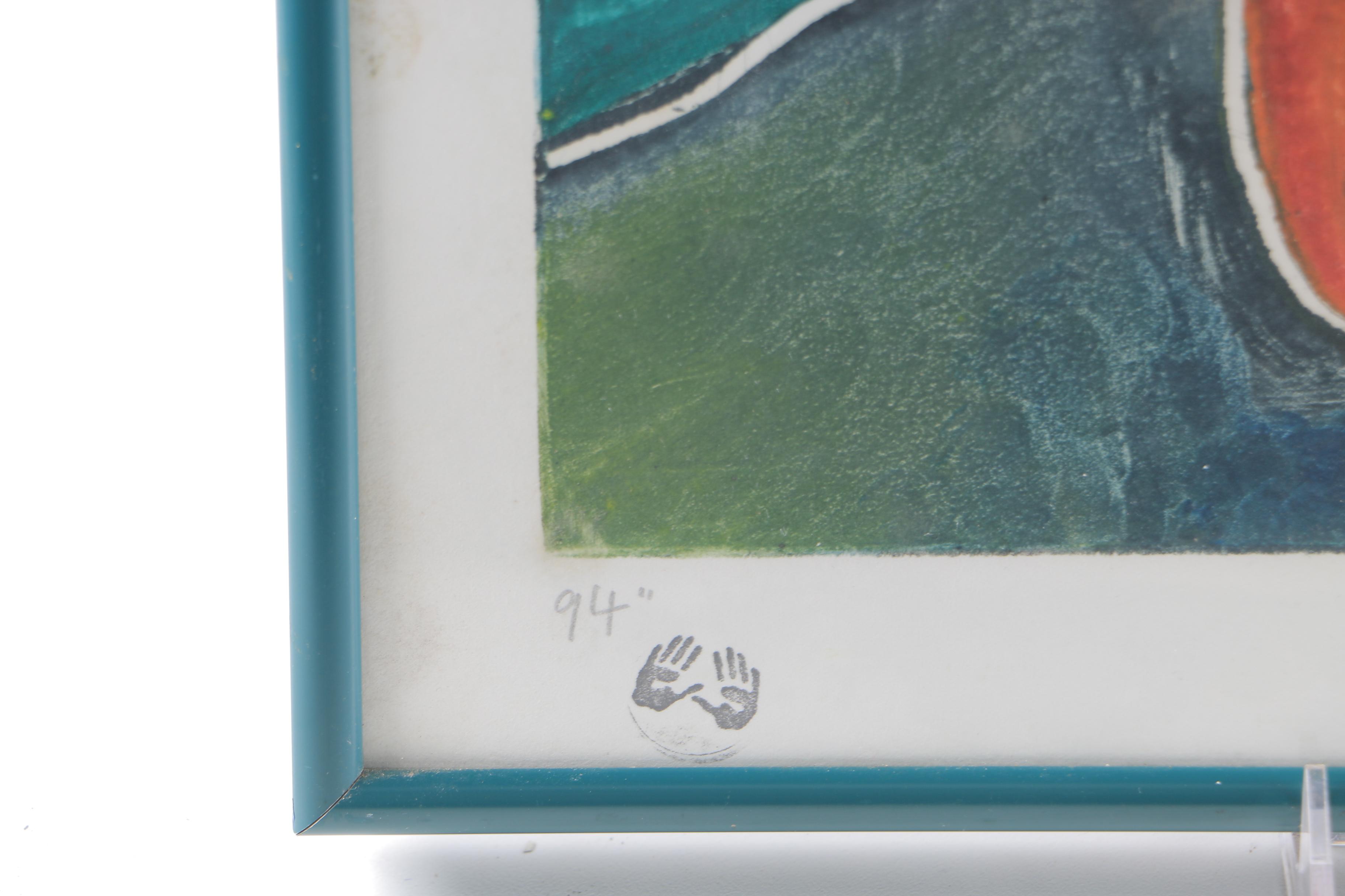 Victoria Allen Original Monoprint