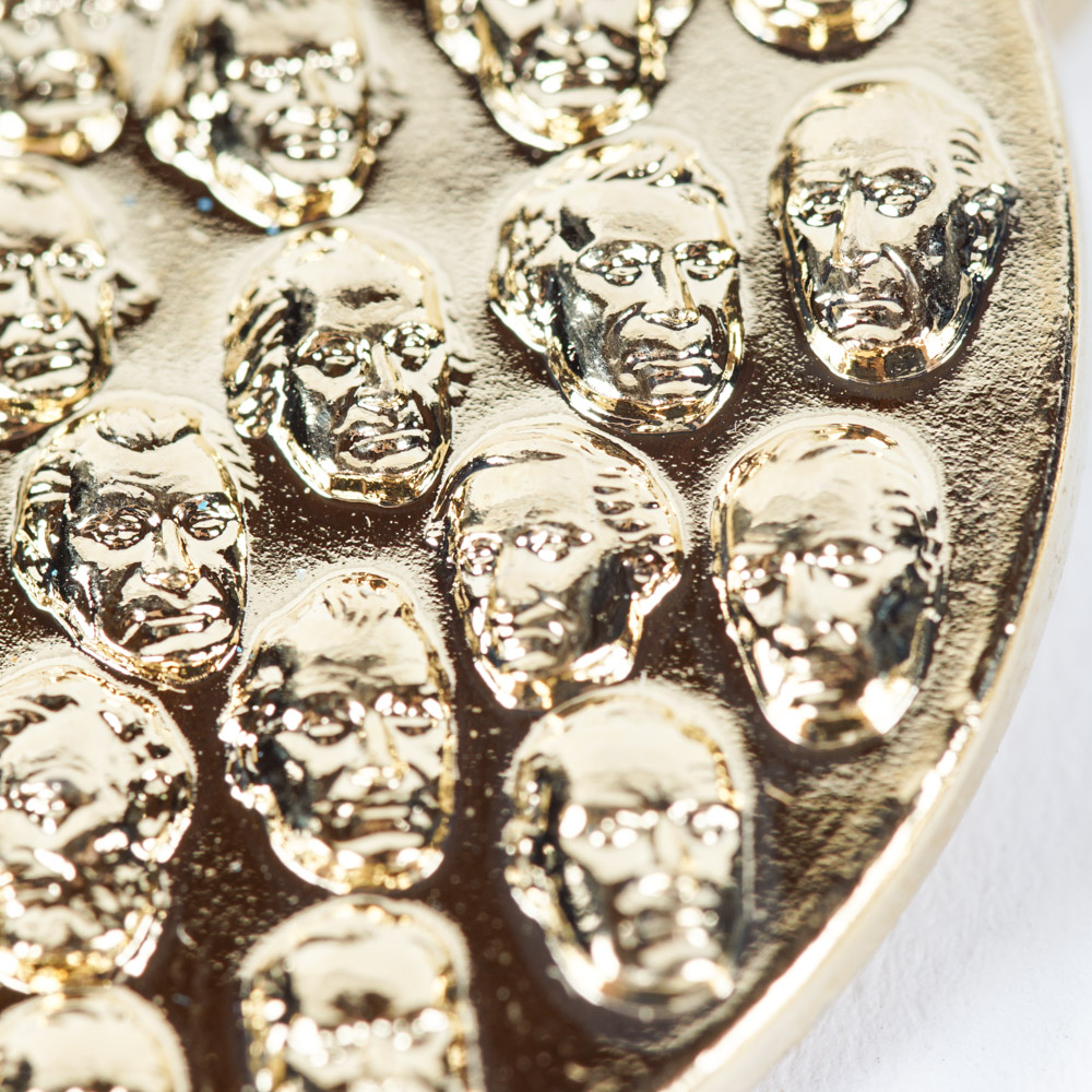 The 38 Presidents Of The United States 1776-1980 Gold Plated Medallions