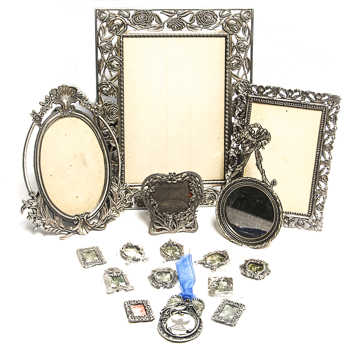 Pewter Frames Including Metzke