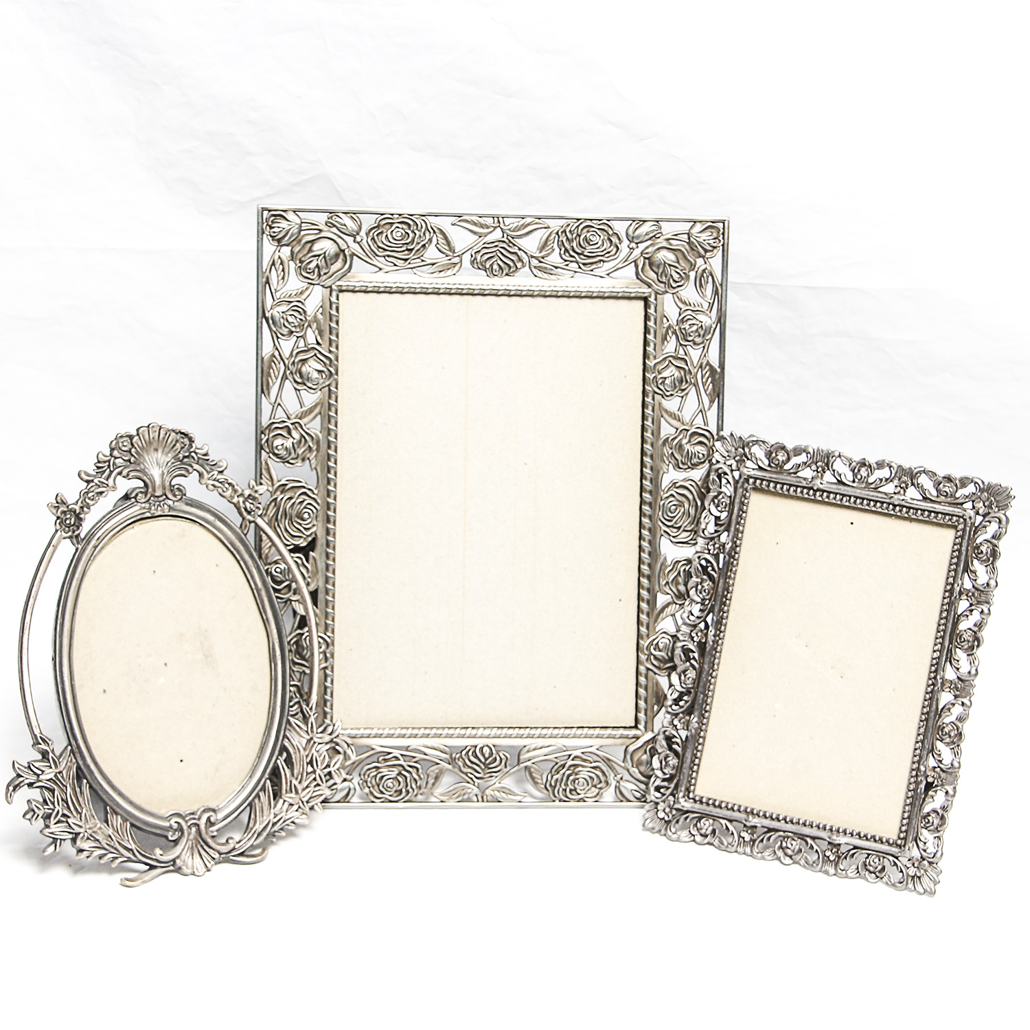 Pewter Frames Including Metzke