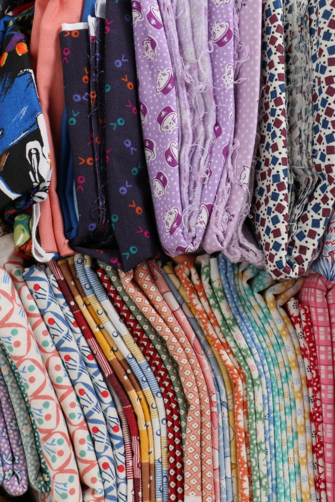 Quilting Fabric Pieces Including Judie Rothermel