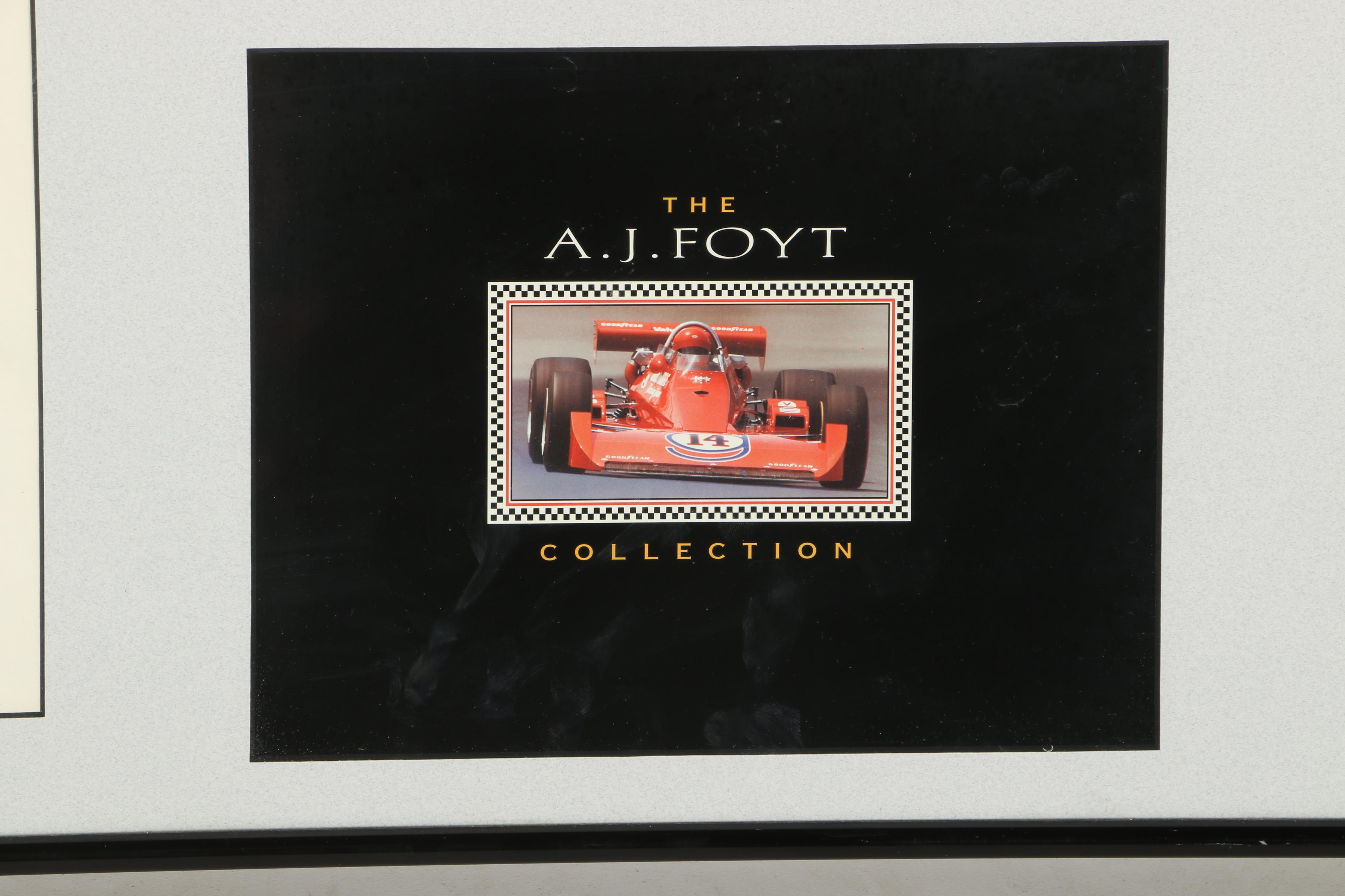 Racing Memorabilia Signed by A.J. Hoyt