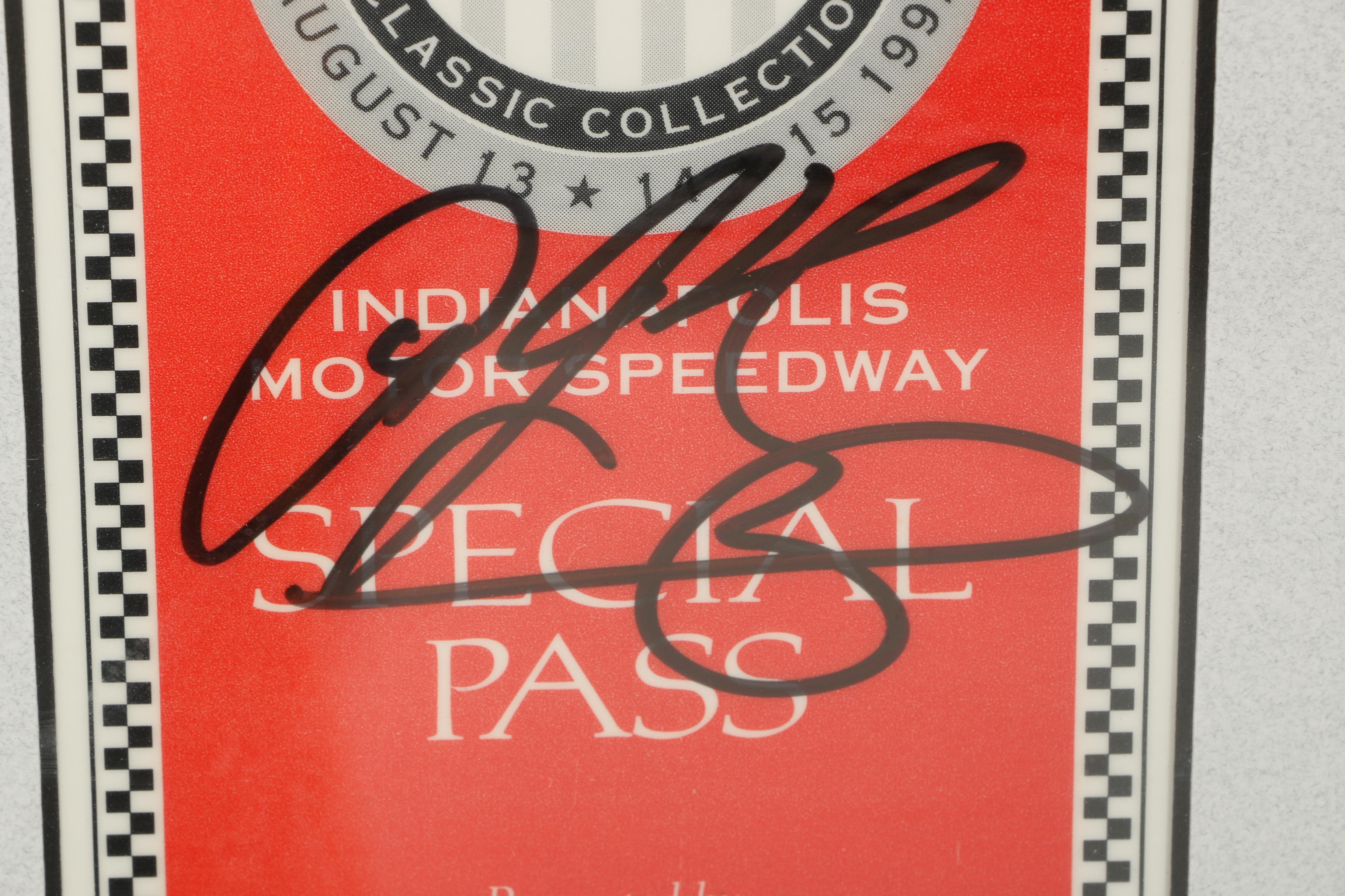 Racing Memorabilia Signed by A.J. Hoyt