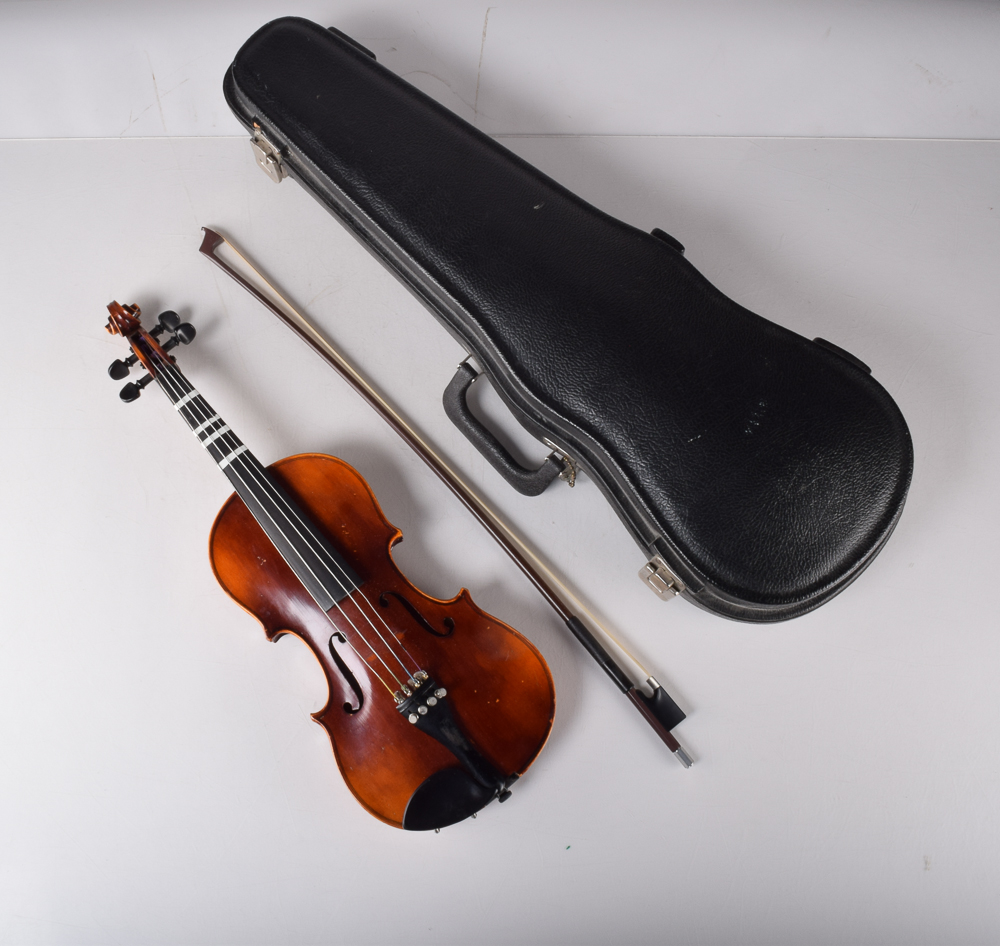 John Juzek 1/2 Size Violin and 3/4 Size Stradivarius Style Violin