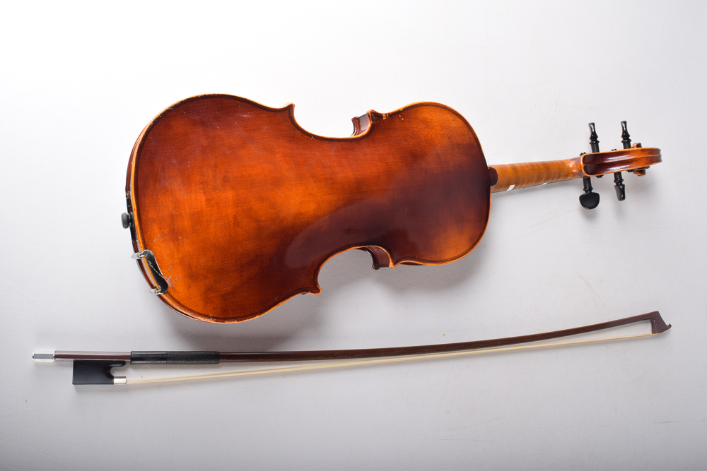 John Juzek 1/2 Size Violin and 3/4 Size Stradivarius Style Violin