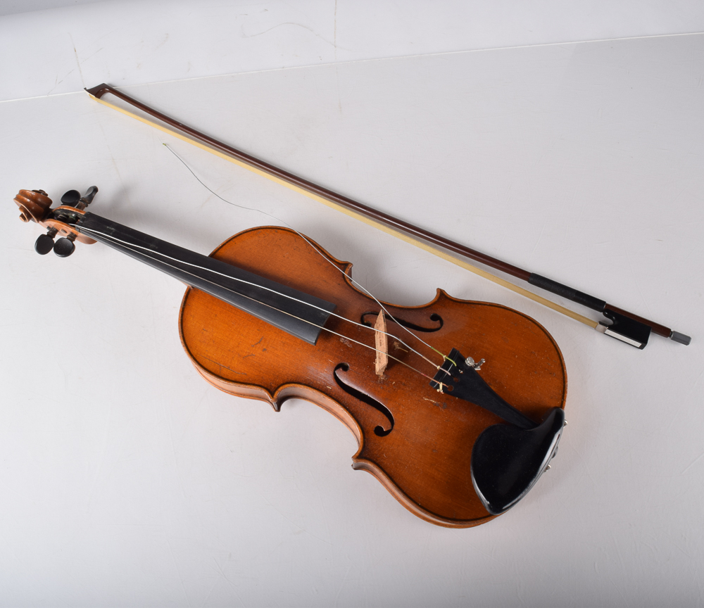 John Juzek 1/2 Size Violin and 3/4 Size Stradivarius Style Violin