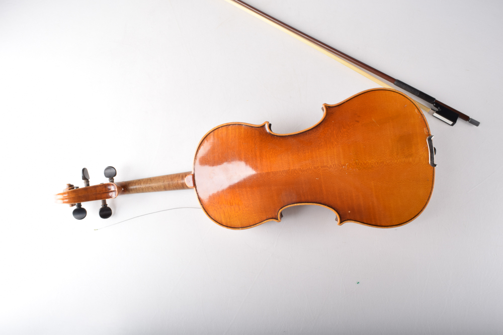 John Juzek 1/2 Size Violin and 3/4 Size Stradivarius Style Violin