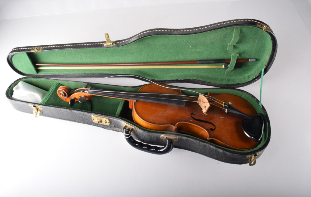 John Juzek 1/2 Size Violin and 3/4 Size Stradivarius Style Violin