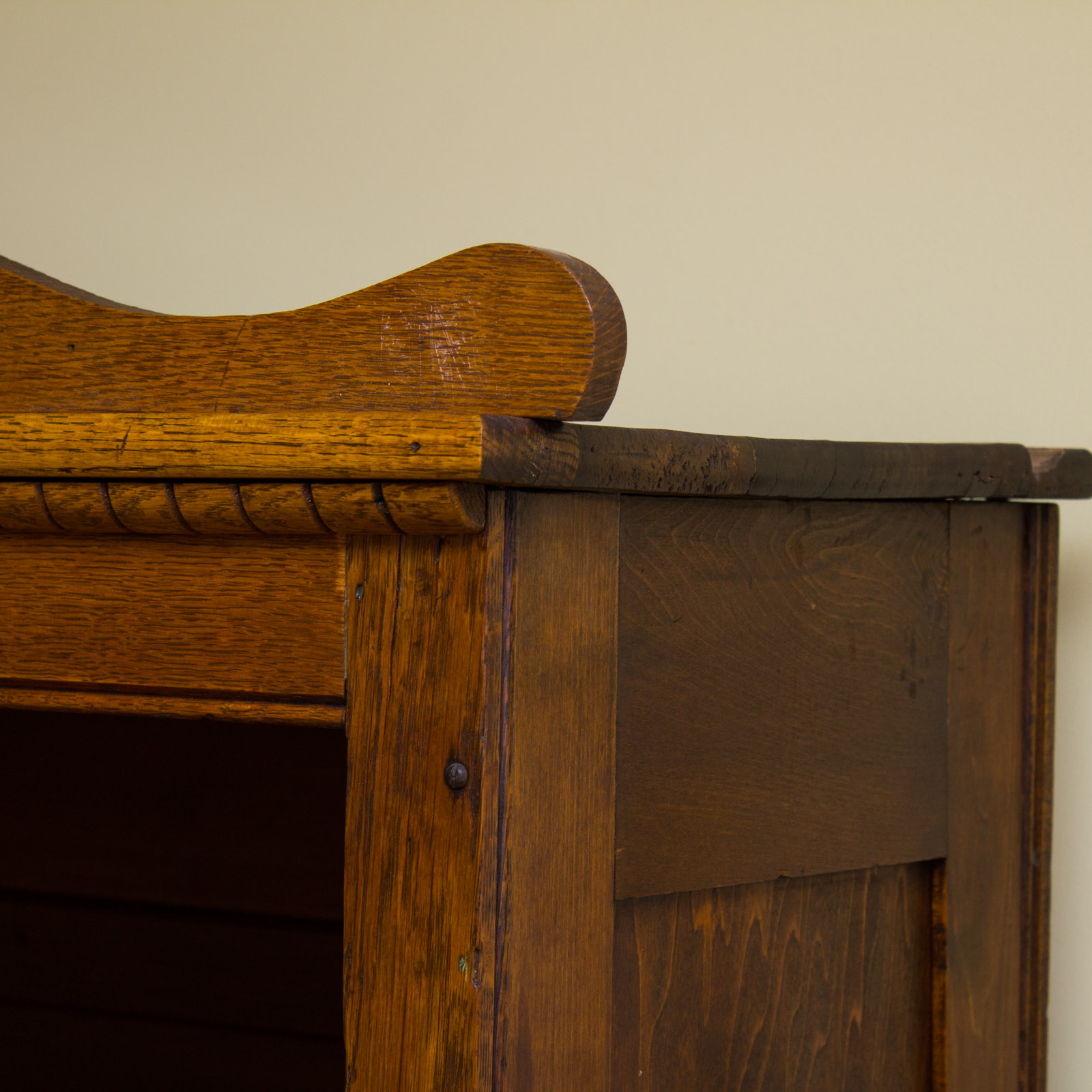 Antique Oak Pie Safe Cabinet