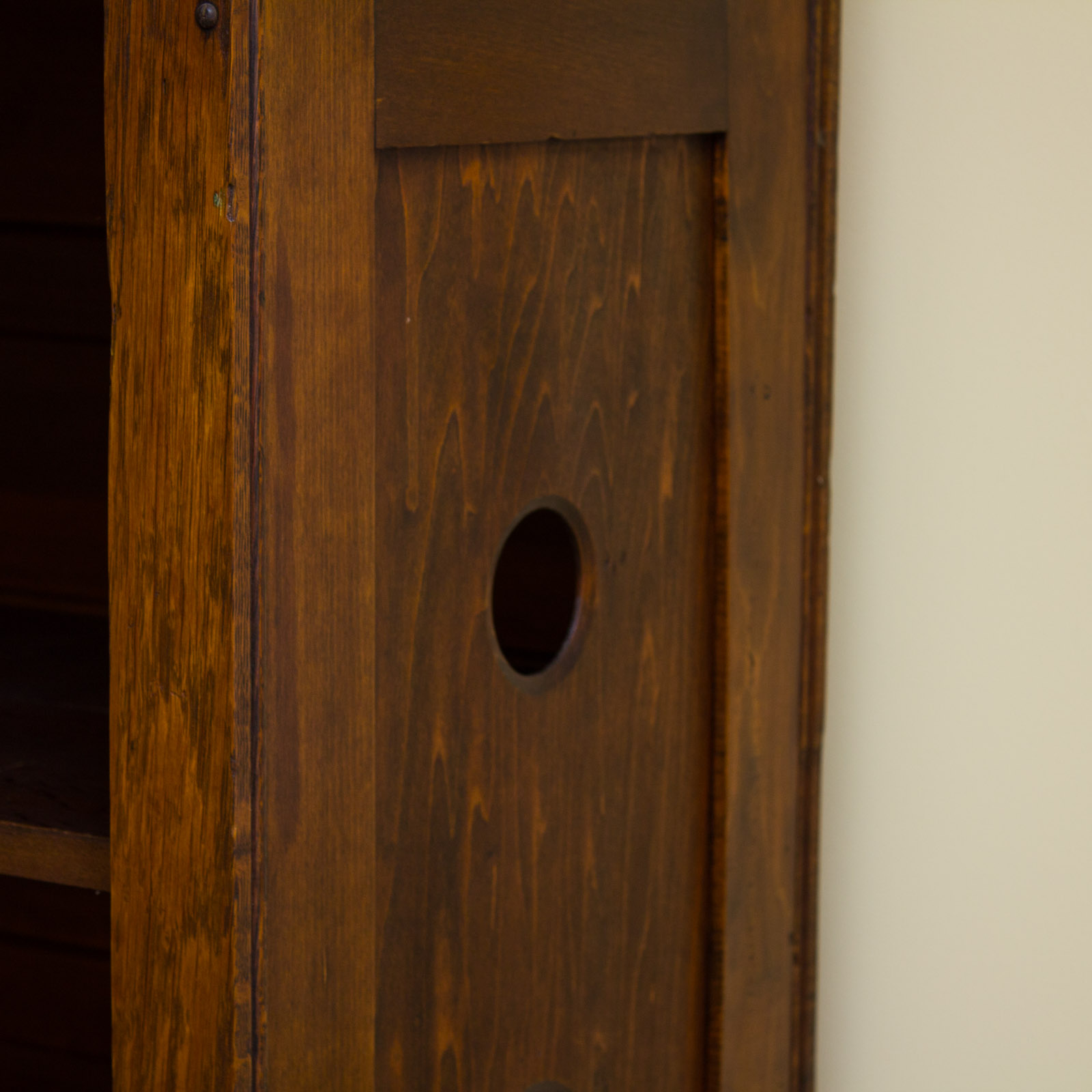 Antique Oak Pie Safe Cabinet