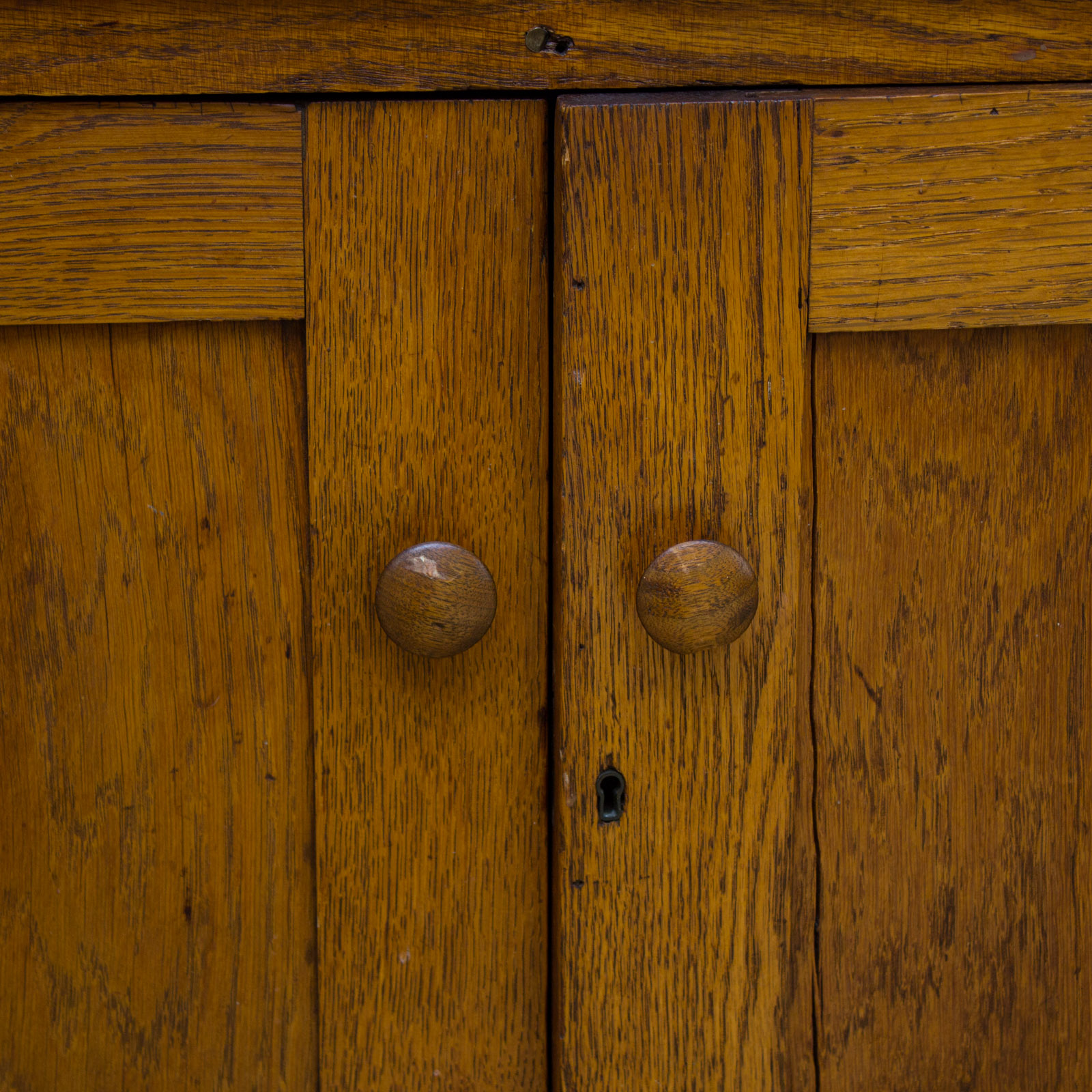 Antique Oak Pie Safe Cabinet