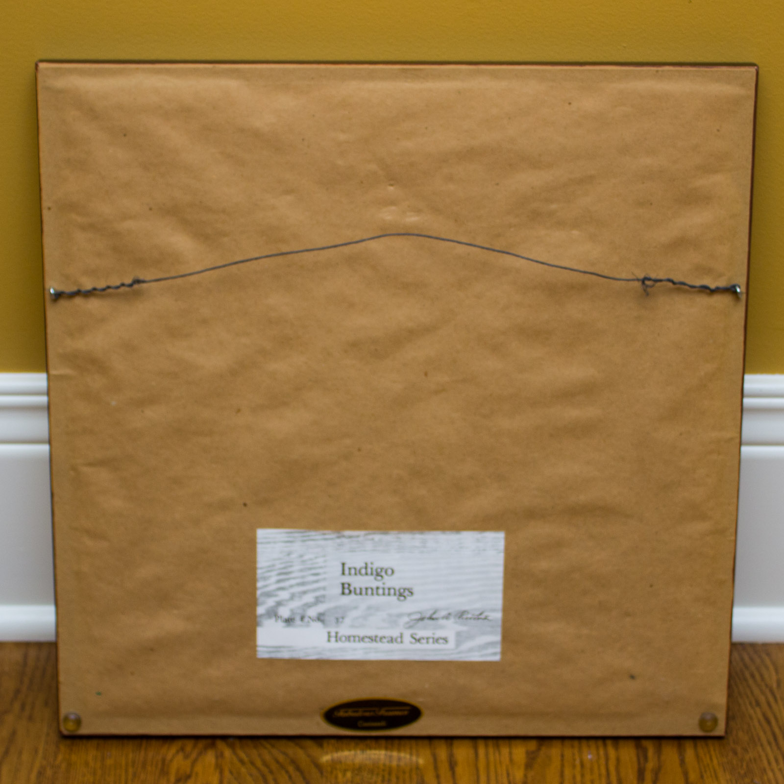 John Ruthven "Indigo Buntings" Signed Limited Edition Offset Lithograph