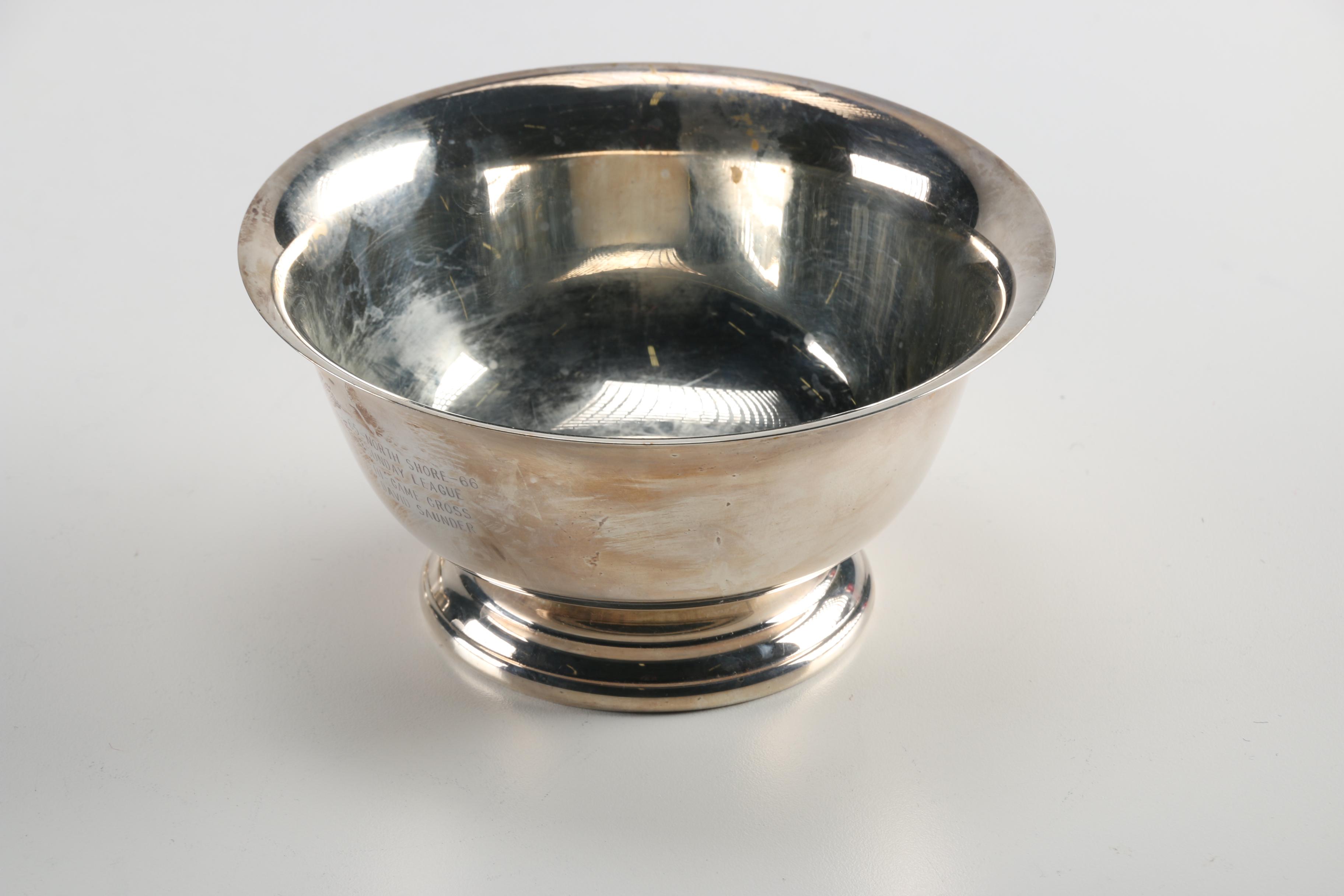 Reed & Barton Bowl and Other American Silver Plate Servingware