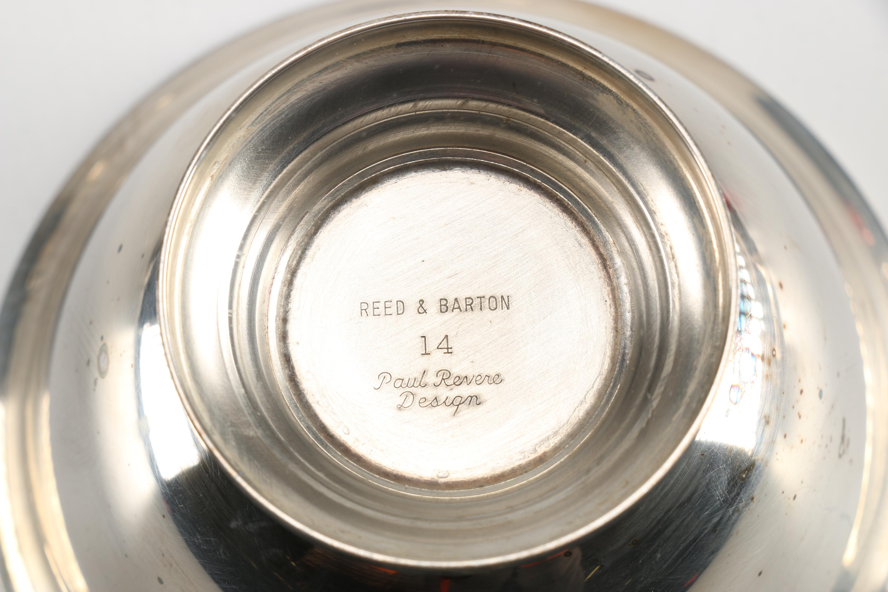 Reed & Barton Bowl and Other American Silver Plate Servingware