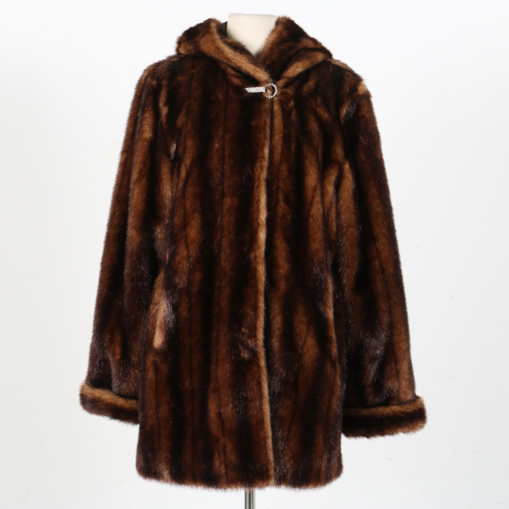 Pamela McCoy Faux Fur Coat