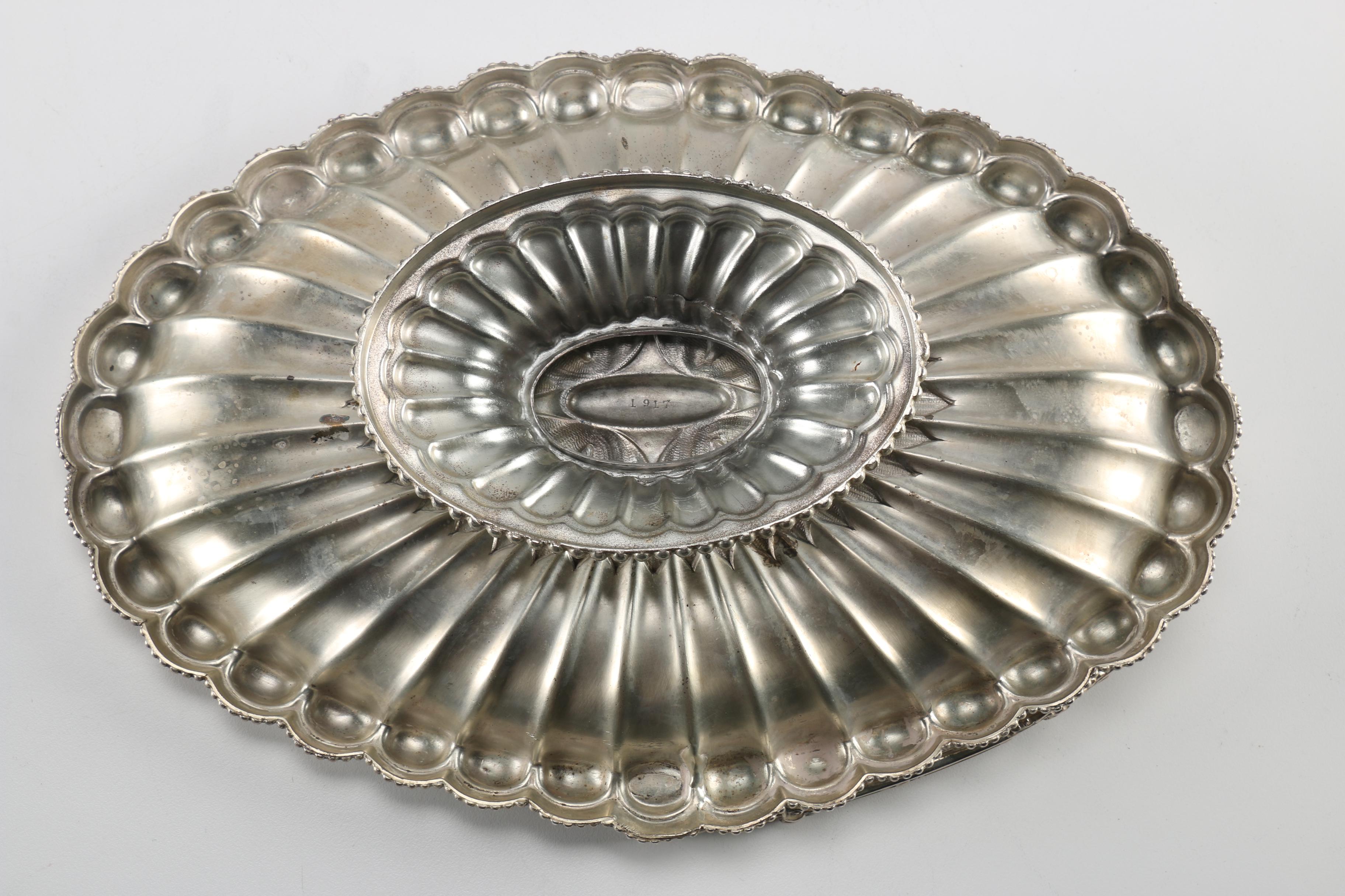 Reed & Barton Bowl and Other American Silver Plate Servingware