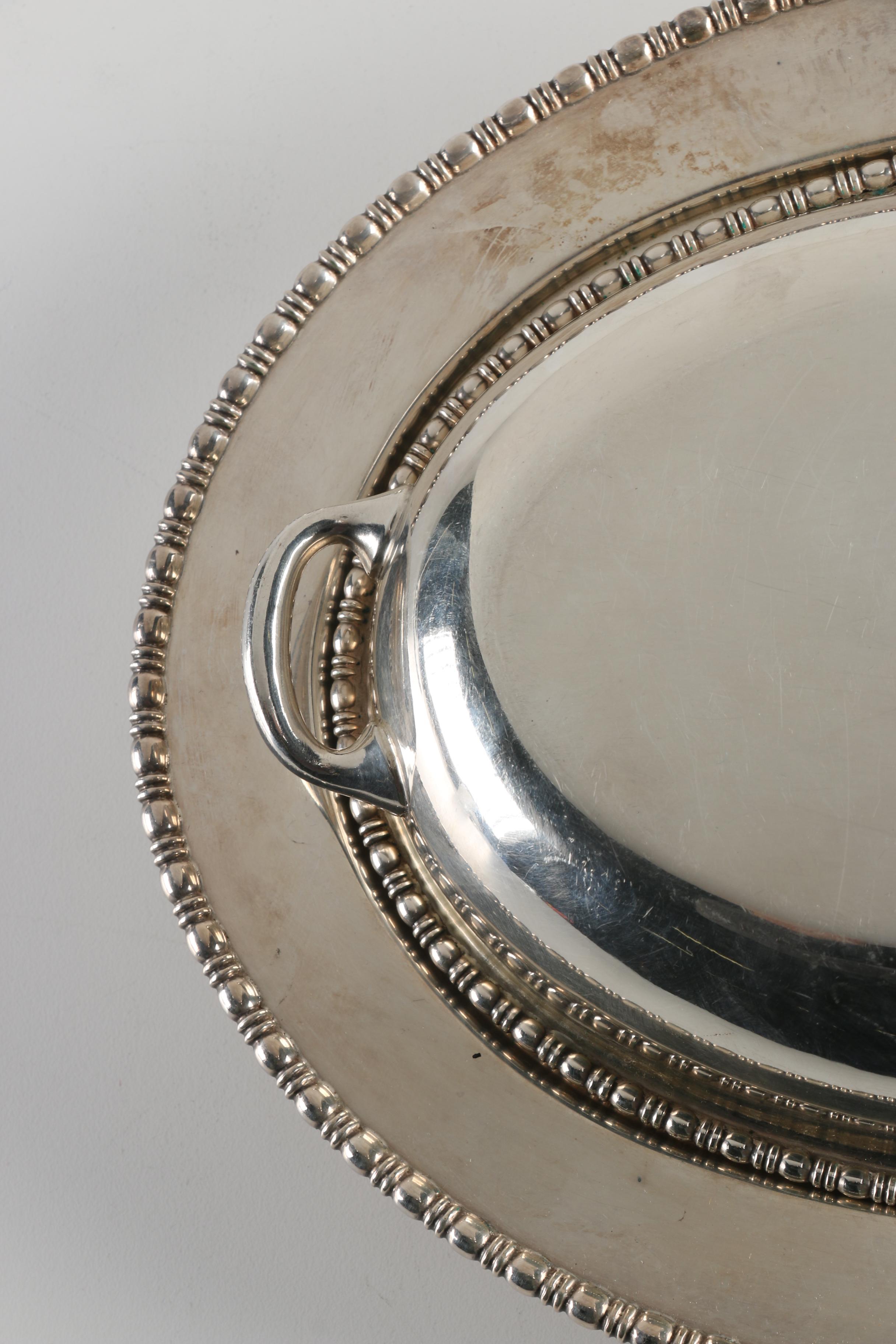 Reed & Barton Bowl and Other American Silver Plate Servingware