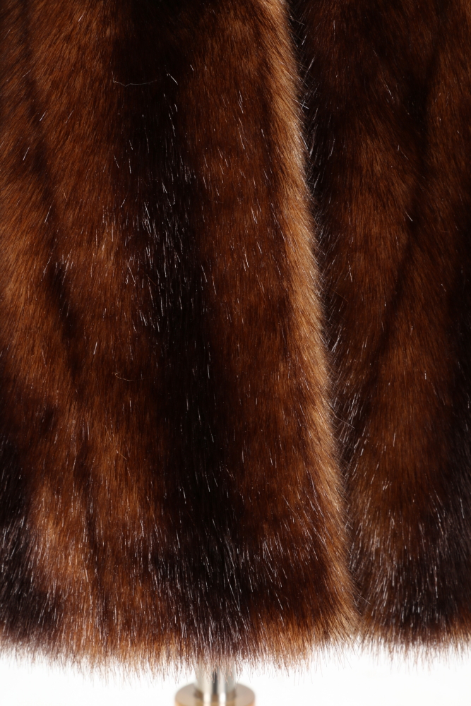 Pamela McCoy Faux Fur Coat