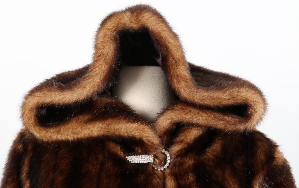 Pamela McCoy Faux Fur Coat