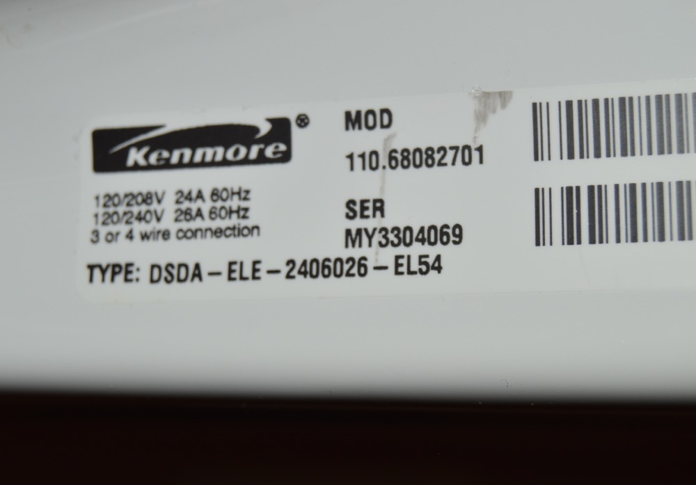 Kenmore Oasis ST Washer and Dryer